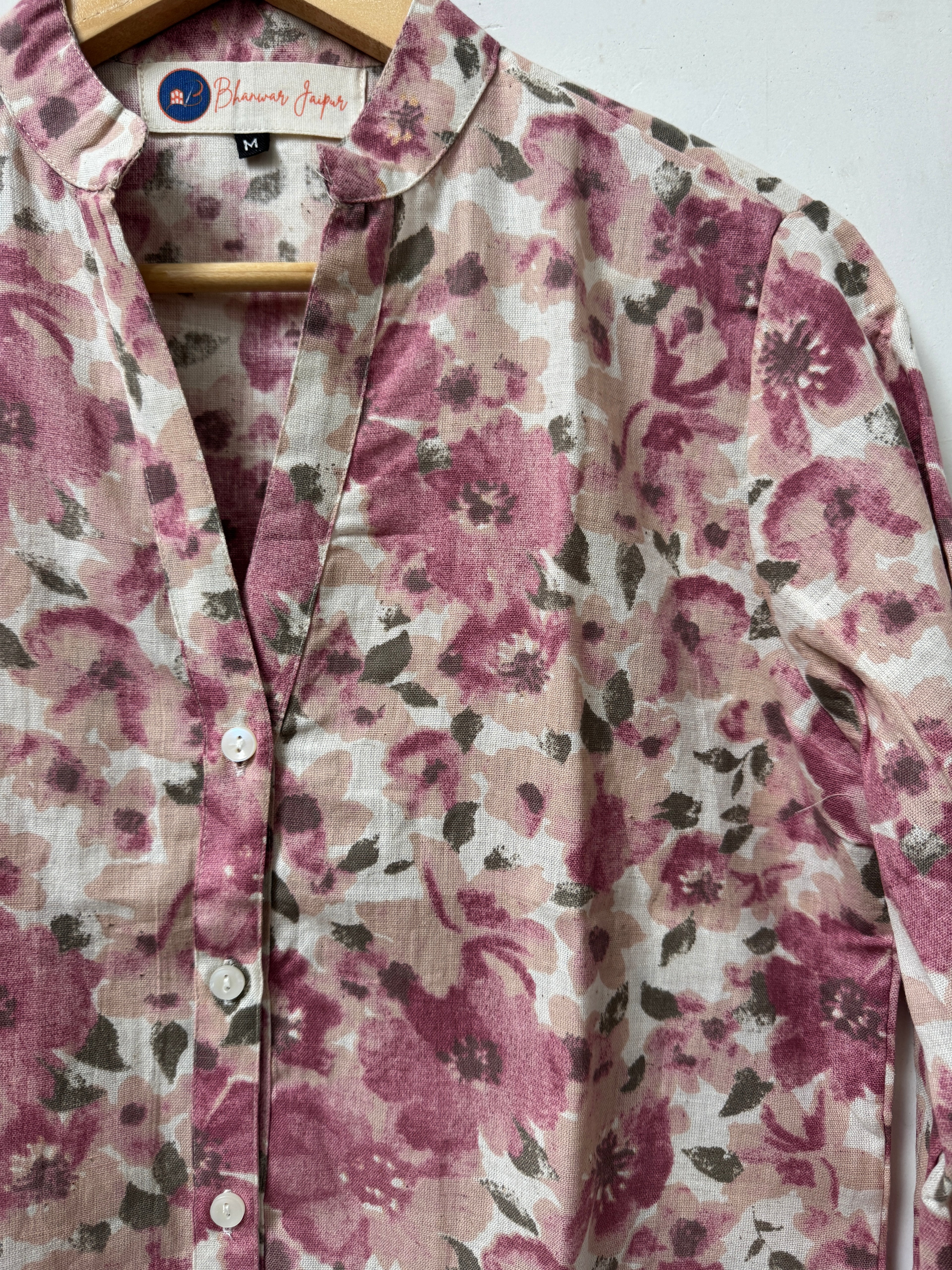 Gulabo Floral Kurta | Women's Pure Cotton Printed Kurta Shirts | Comfort Fit