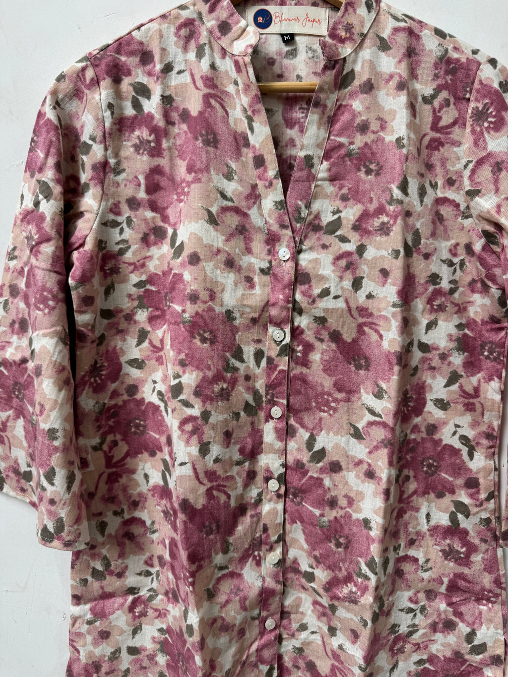 Gulabo Floral Kurta | Women's Pure Cotton Printed Kurta Shirts | Comfort Fit