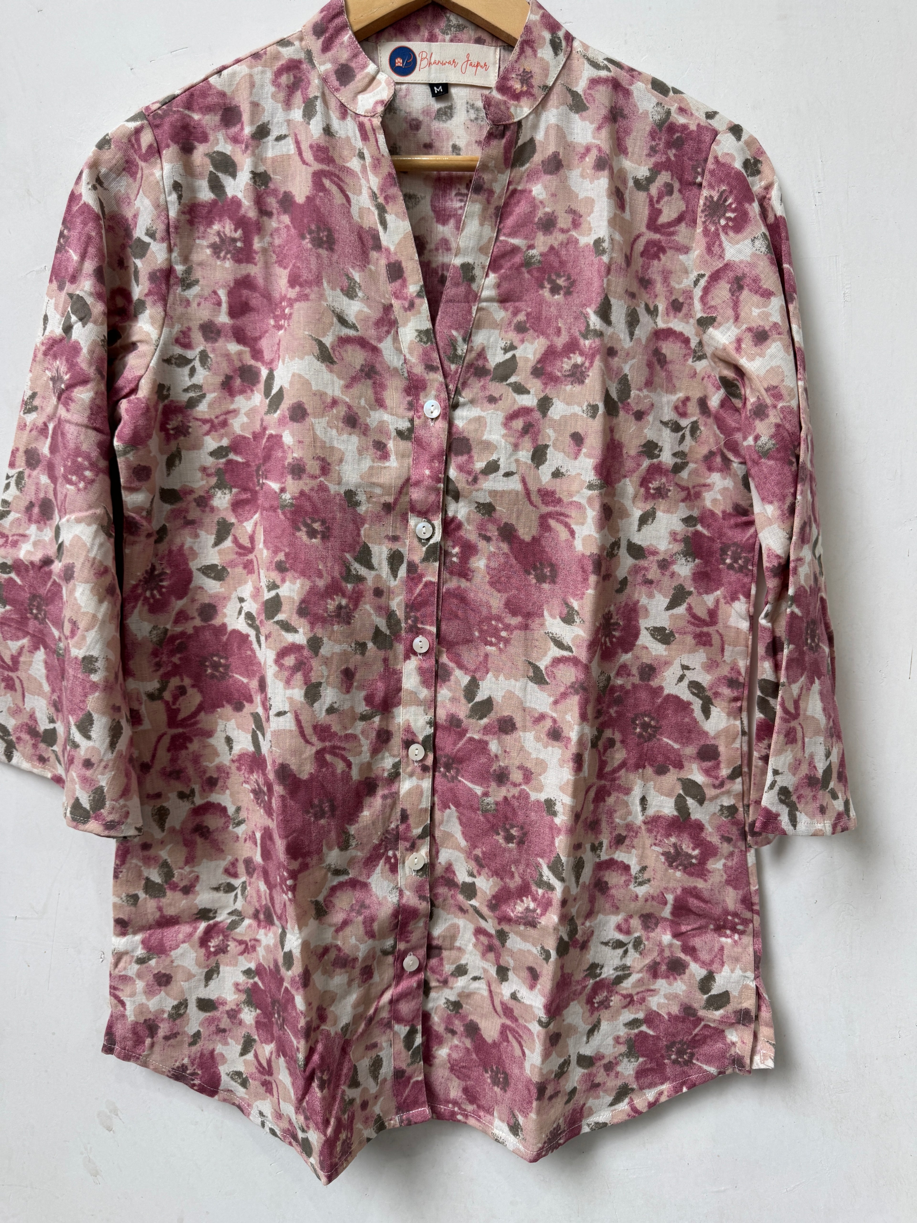 Gulabo Floral Kurta | Women's Pure Cotton Printed Kurta Shirts | Comfort Fit
