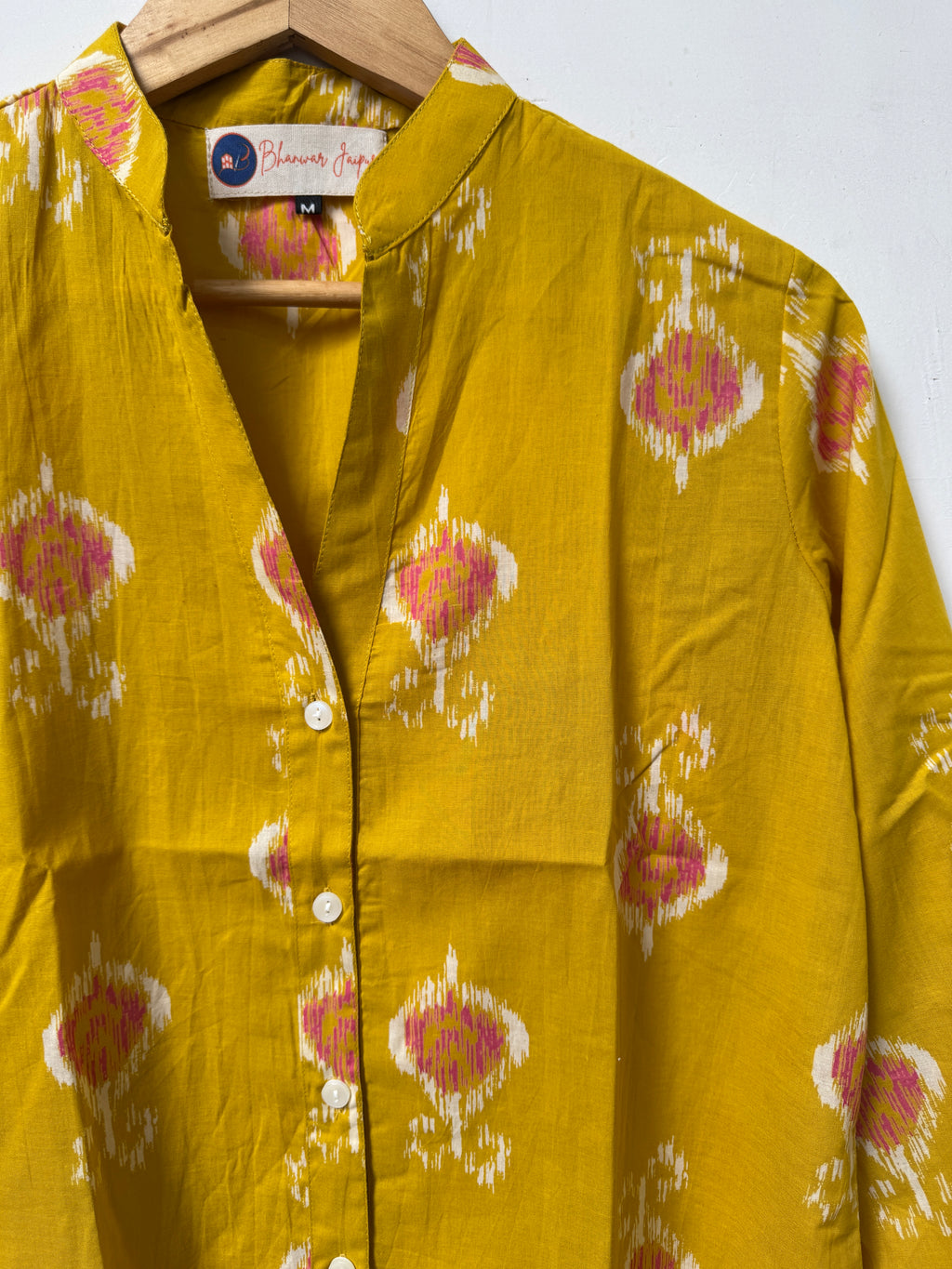 Kanak Ikat Kurta Shirt | Women's Pure Cotton Printed | Comfort Fit