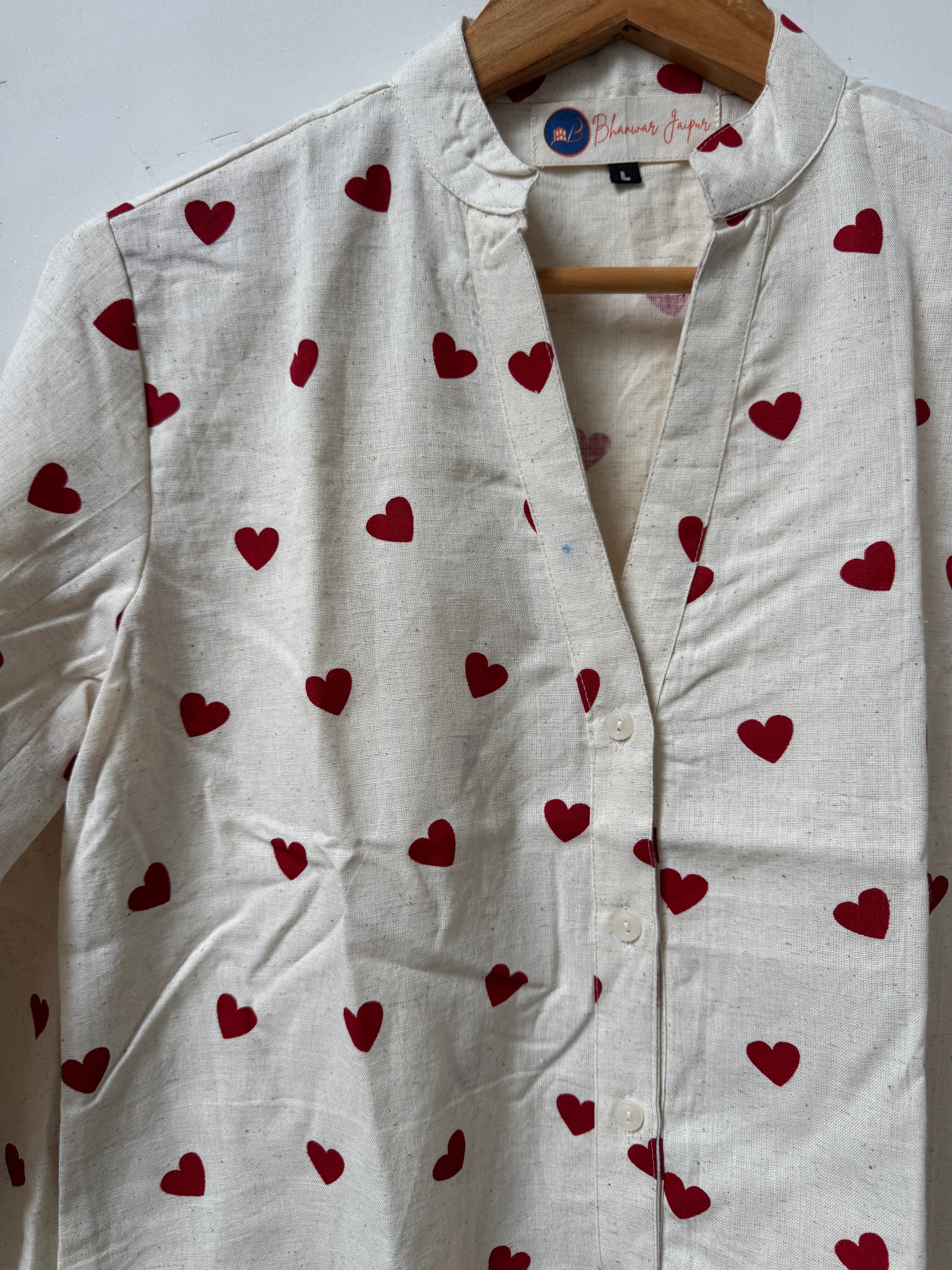 Amoura Kurta Shirt | Women's Pure Cotton Printed | Comfort Fit
