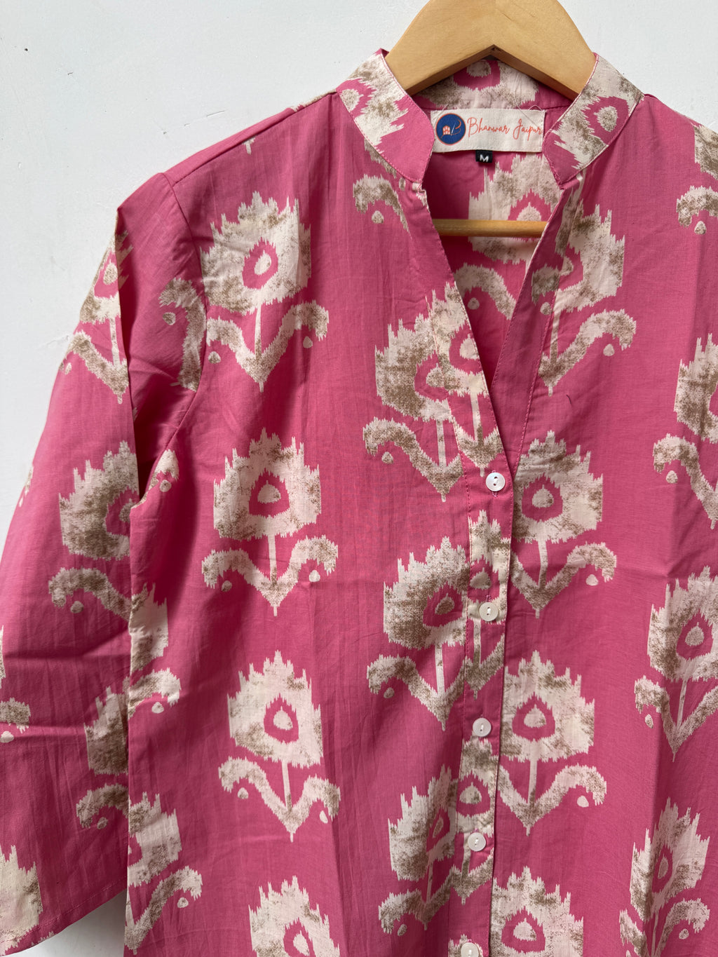 Roséva Kurta Shirt | Women's Pure Cotton Printed | Comfort Fit