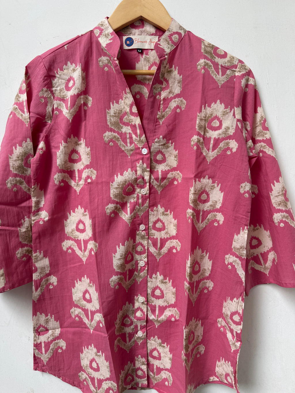 Roséva Kurta Shirt | Women's Pure Cotton Printed | Comfort Fit