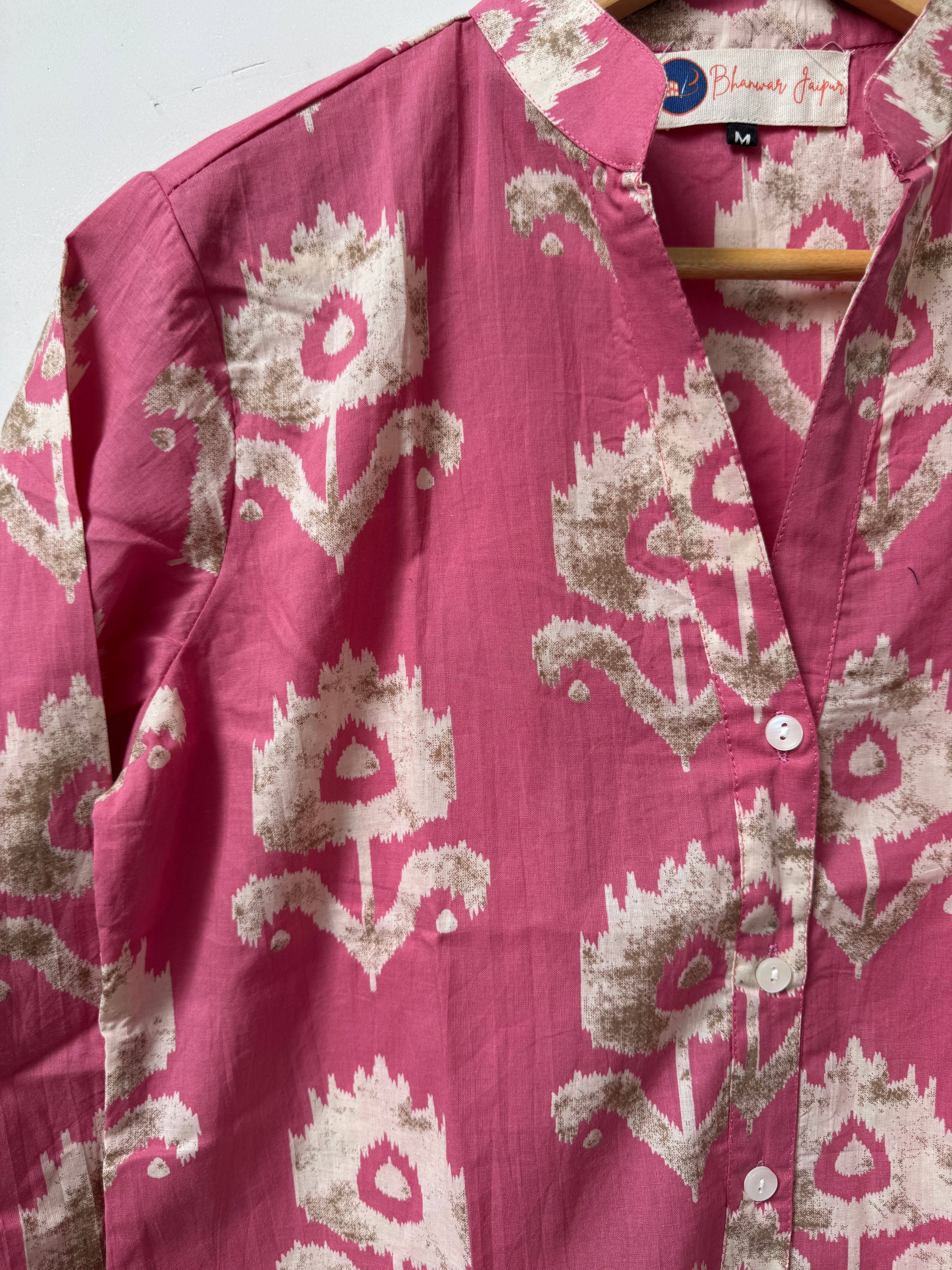 Roséva Kurta Shirt | Women's Pure Cotton Printed | Comfort Fit