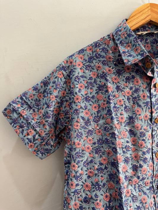 Orchid | Hand block Cotton Printed Shirts