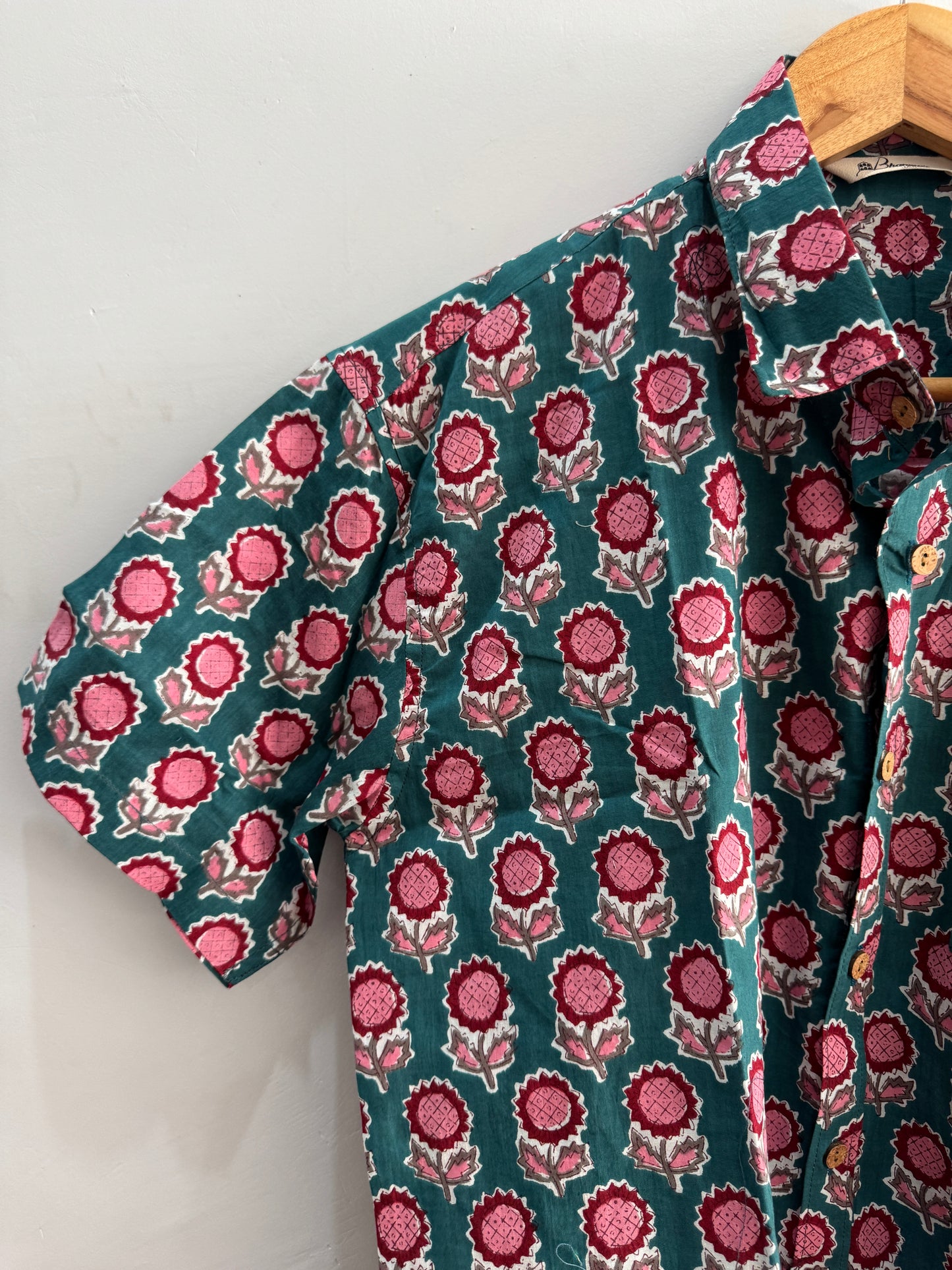TeleFlora | Handblock Cotton Printed Shirt