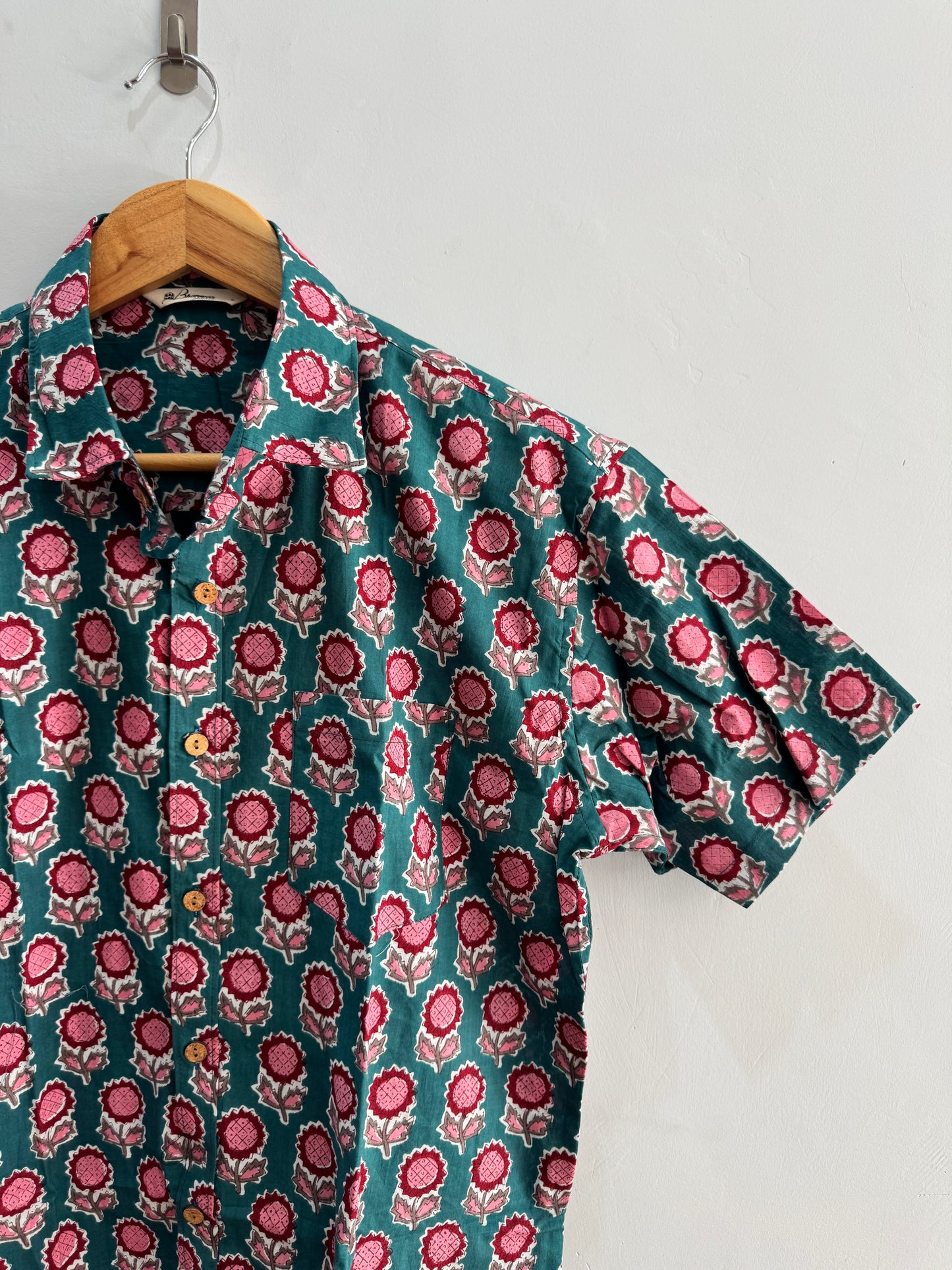 TeleFlora | Handblock Cotton Printed Shirt