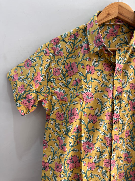 Sunshine | Handblock Printed Cotton Shirts