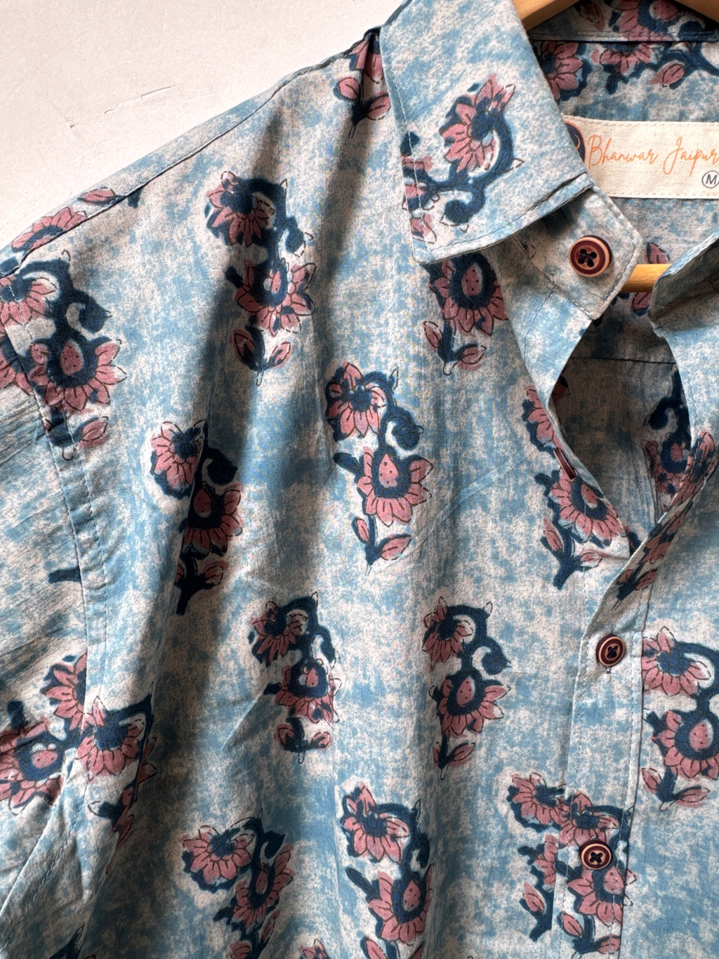 Celeste Bloom Shirt | Pure Cotton Printed Shirts