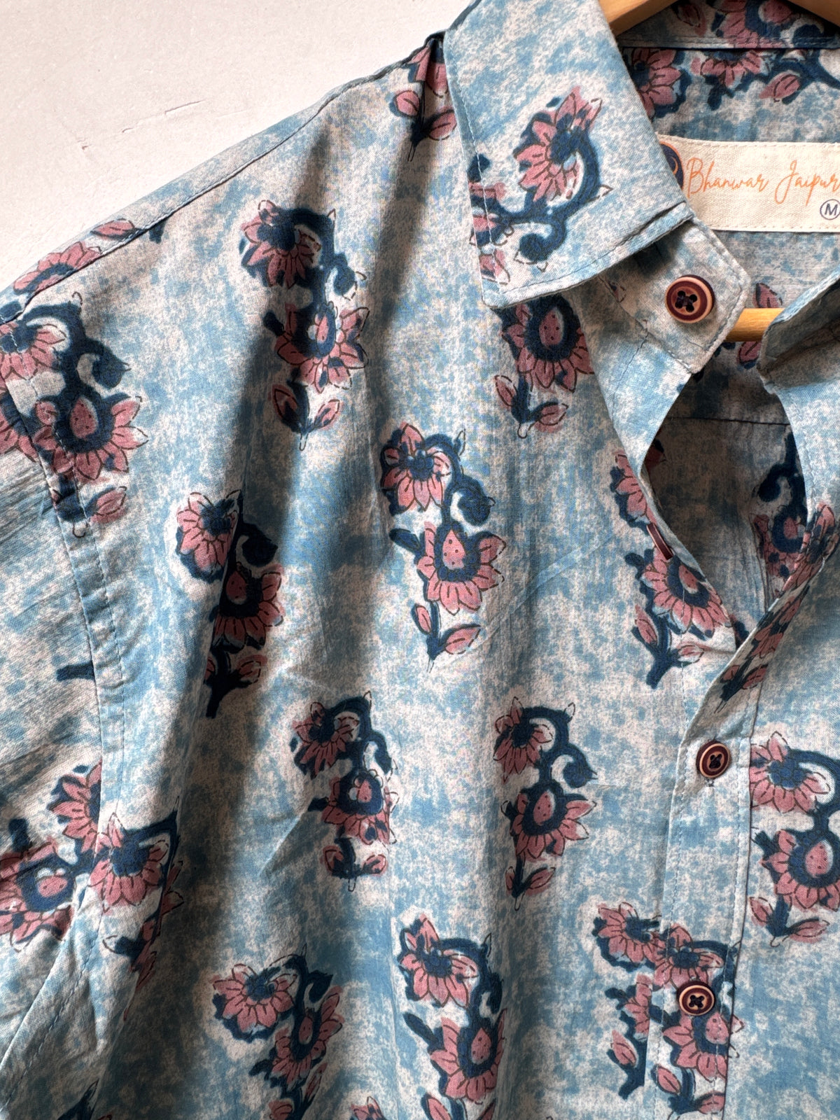 Celeste Bloom Shirt | Pure Cotton Printed Shirts