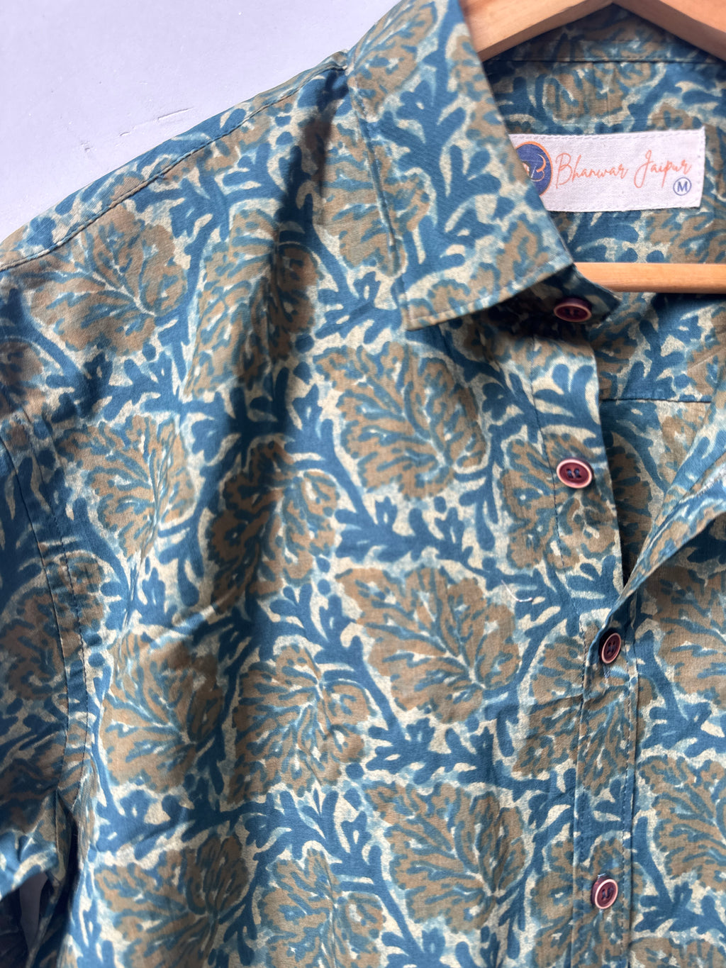 Siena Botanical Shirt | Pure Cotton Printed Shirts