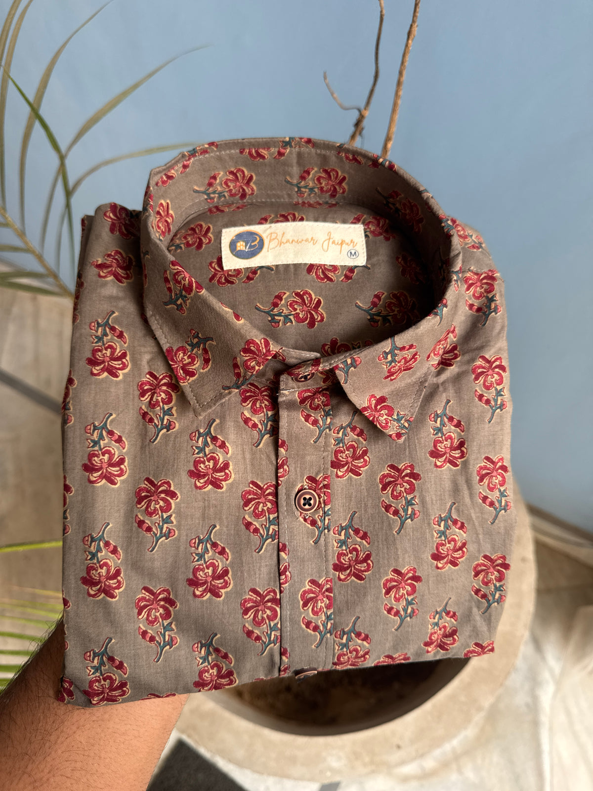 Azaar Floral Premium Shirt | Pure Cotton Printed Shirts