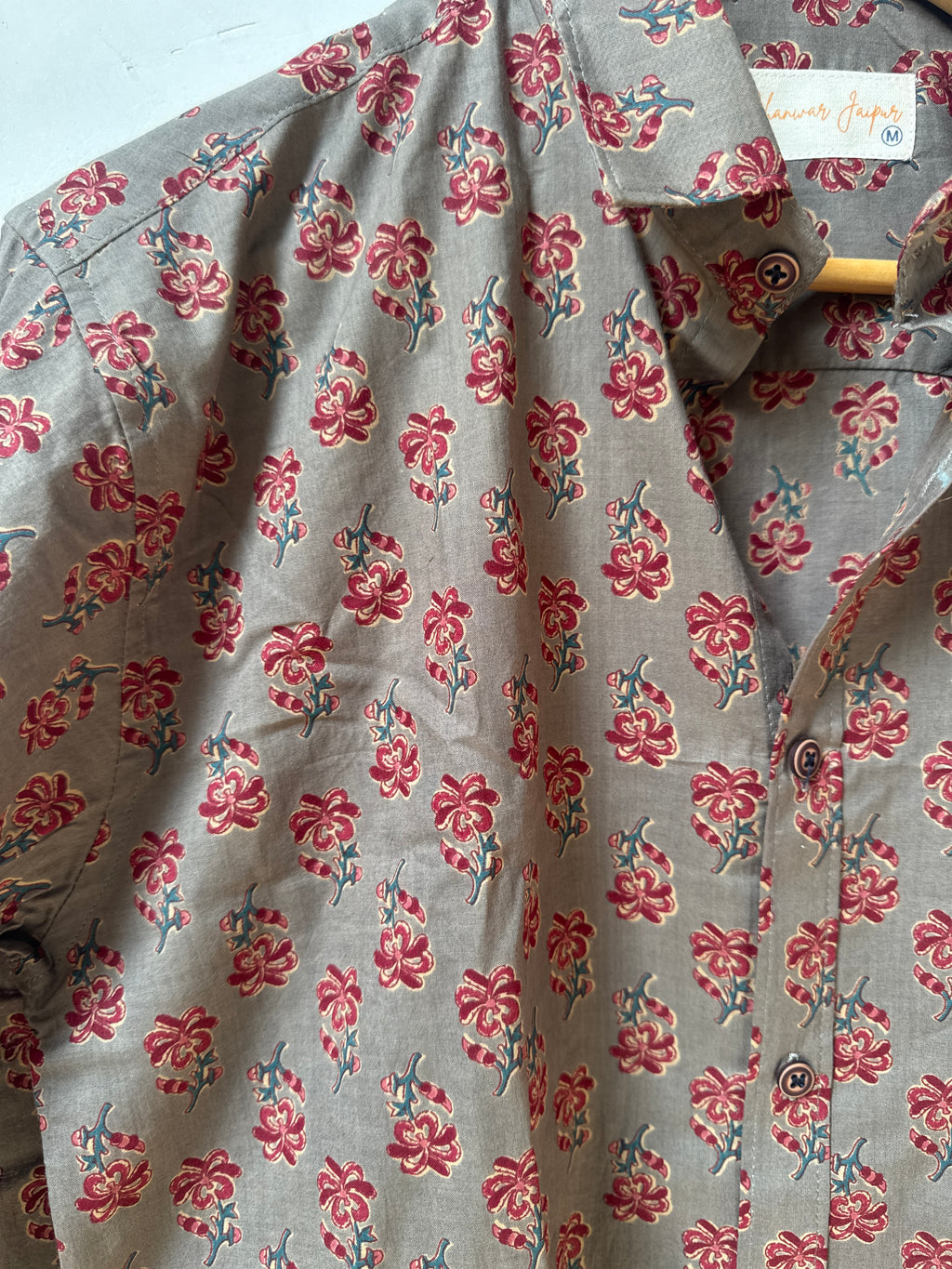 Azaar Floral Premium Shirt | Pure Cotton Printed Shirts
