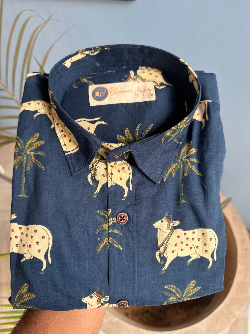 Neelvan Heritage Shirt | Pure Cotton Printed Shirts