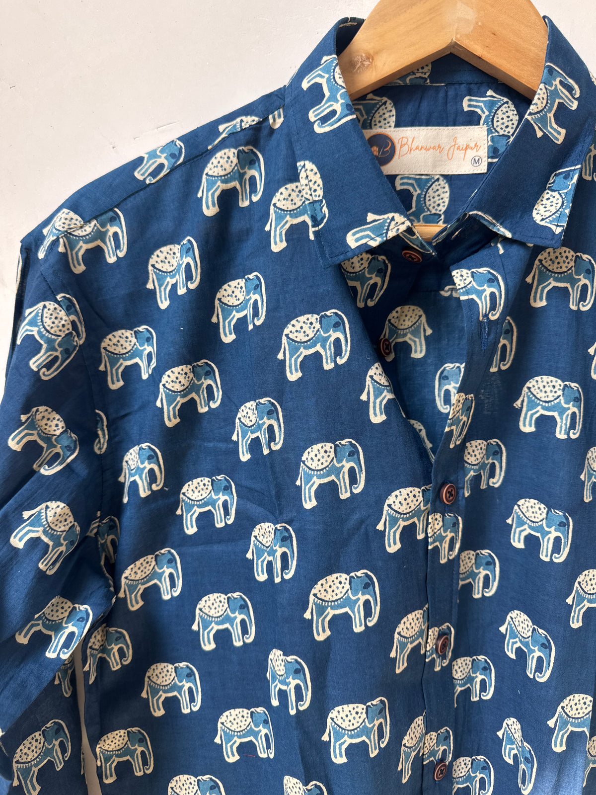 Indigo Maharaja Premium Shirt | Pure Cotton Printed Shirts