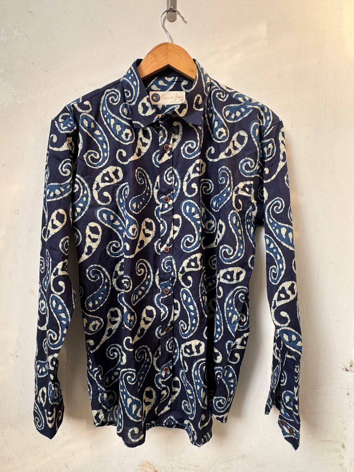 Indigo Legacy Shirt | Sanganeri Premium Cotton Shirts