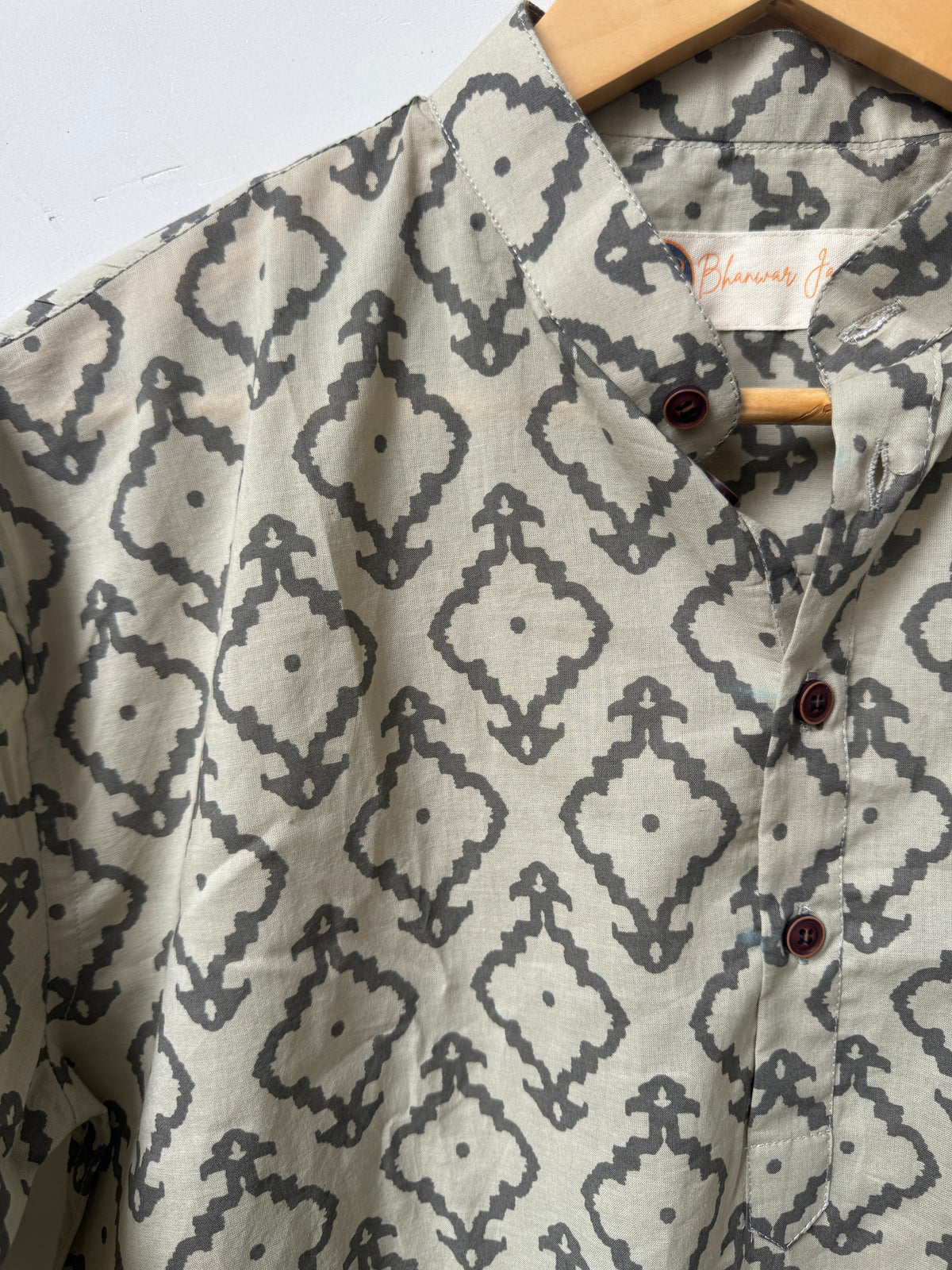 Noor Charcoal Short Kurta | Premium Short Kurta