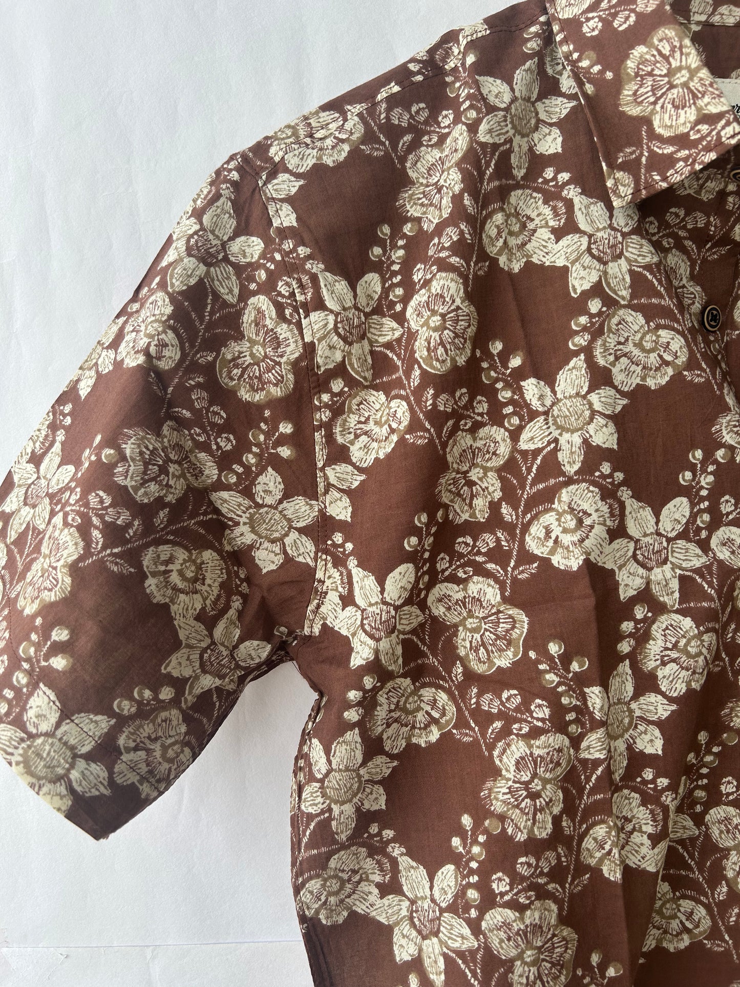 Brown bunch | Sanganeri Shirt