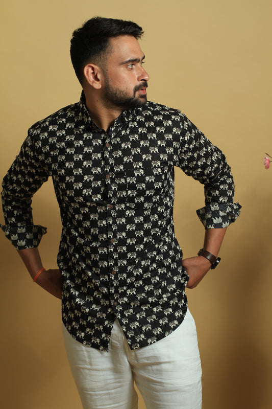 Black Elephant | Mens Cotton Shirts