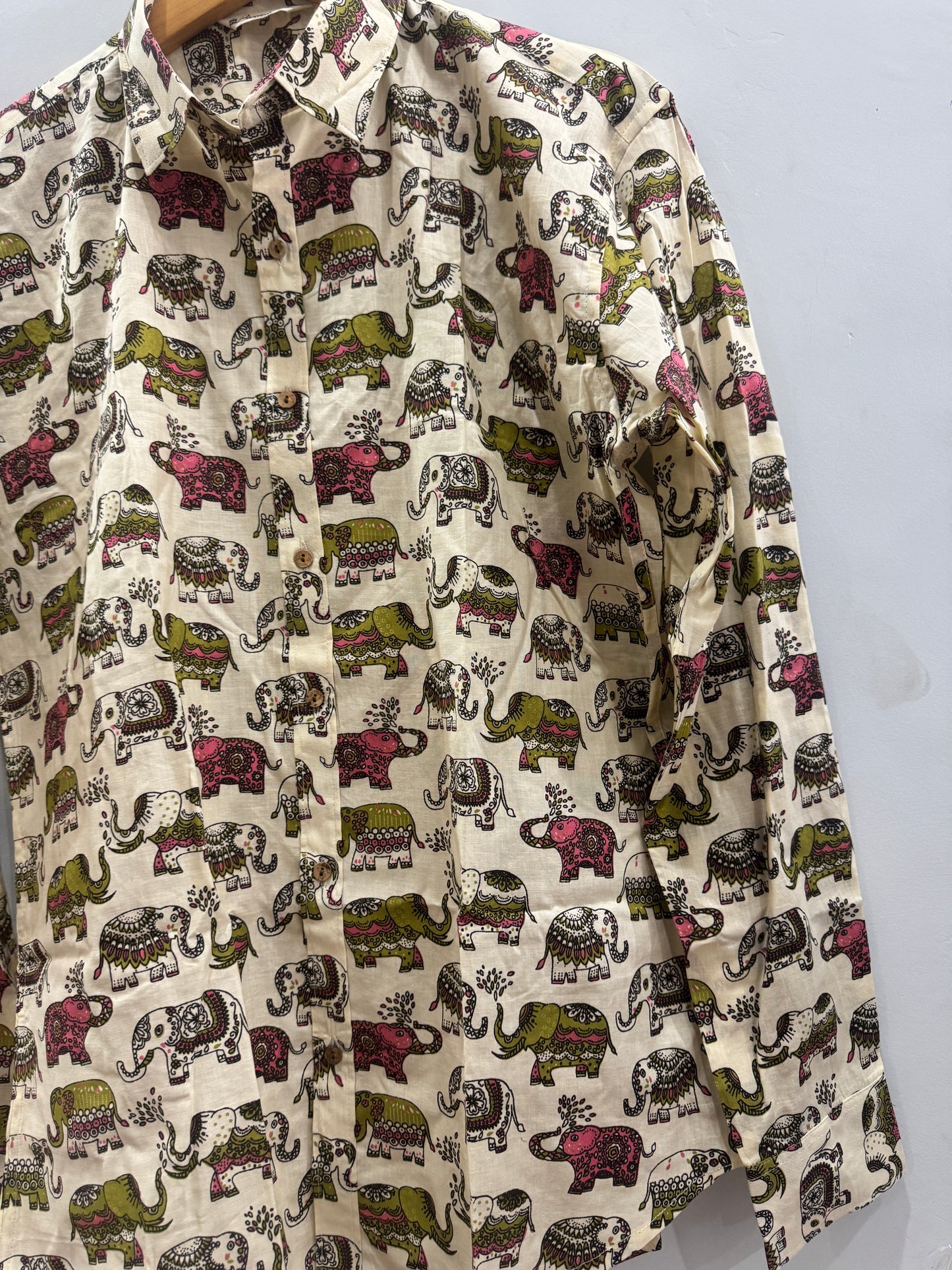 Hathi Mera Sathi | Handblock Cotton Printed Shirts