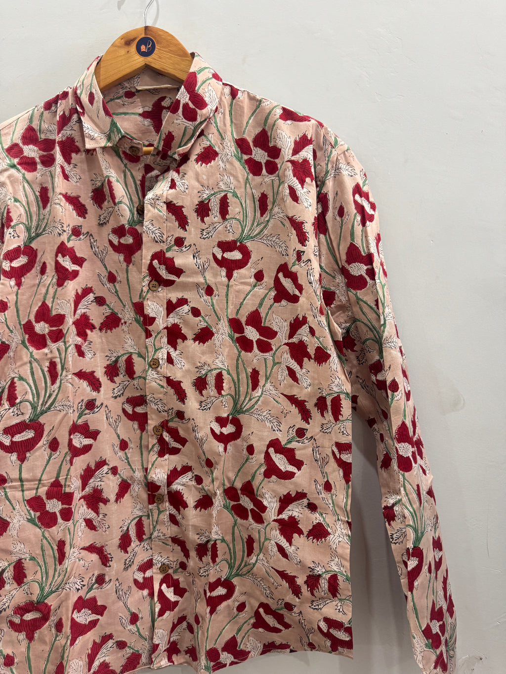 Gerbera | Hand-block Cotton Printed Shirts