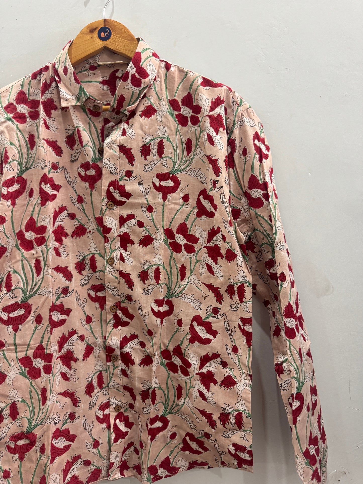 Gerbera | Hand-block Cotton Printed Shirts
