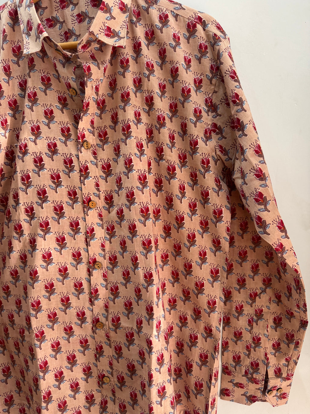 Cosmos | Hand-Block Cotton Printed Shirt