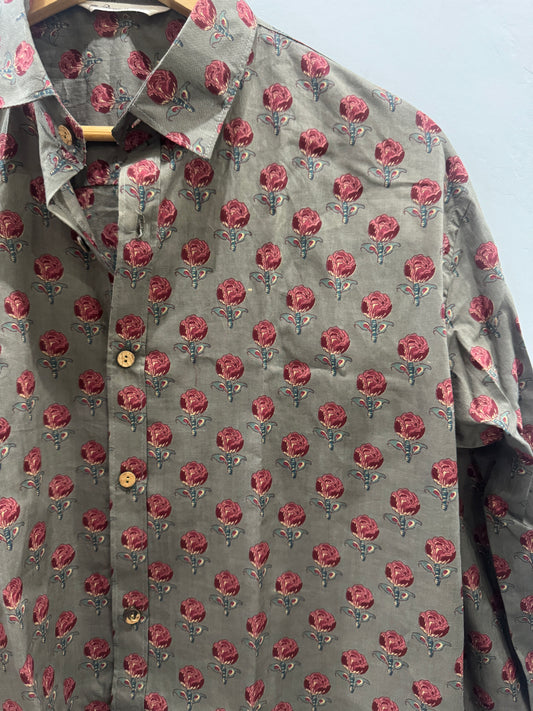Barbados | Handblock  Printed Men's Cotton Shirts
