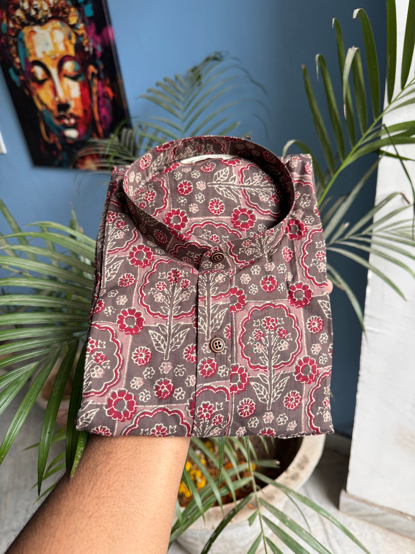 Canna Ajrakh | Finest Pure Cotton Men's Shirts
