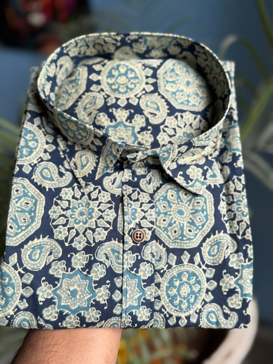 Kutch Ajrakh | Finest Pure Cotton Men's Shirts