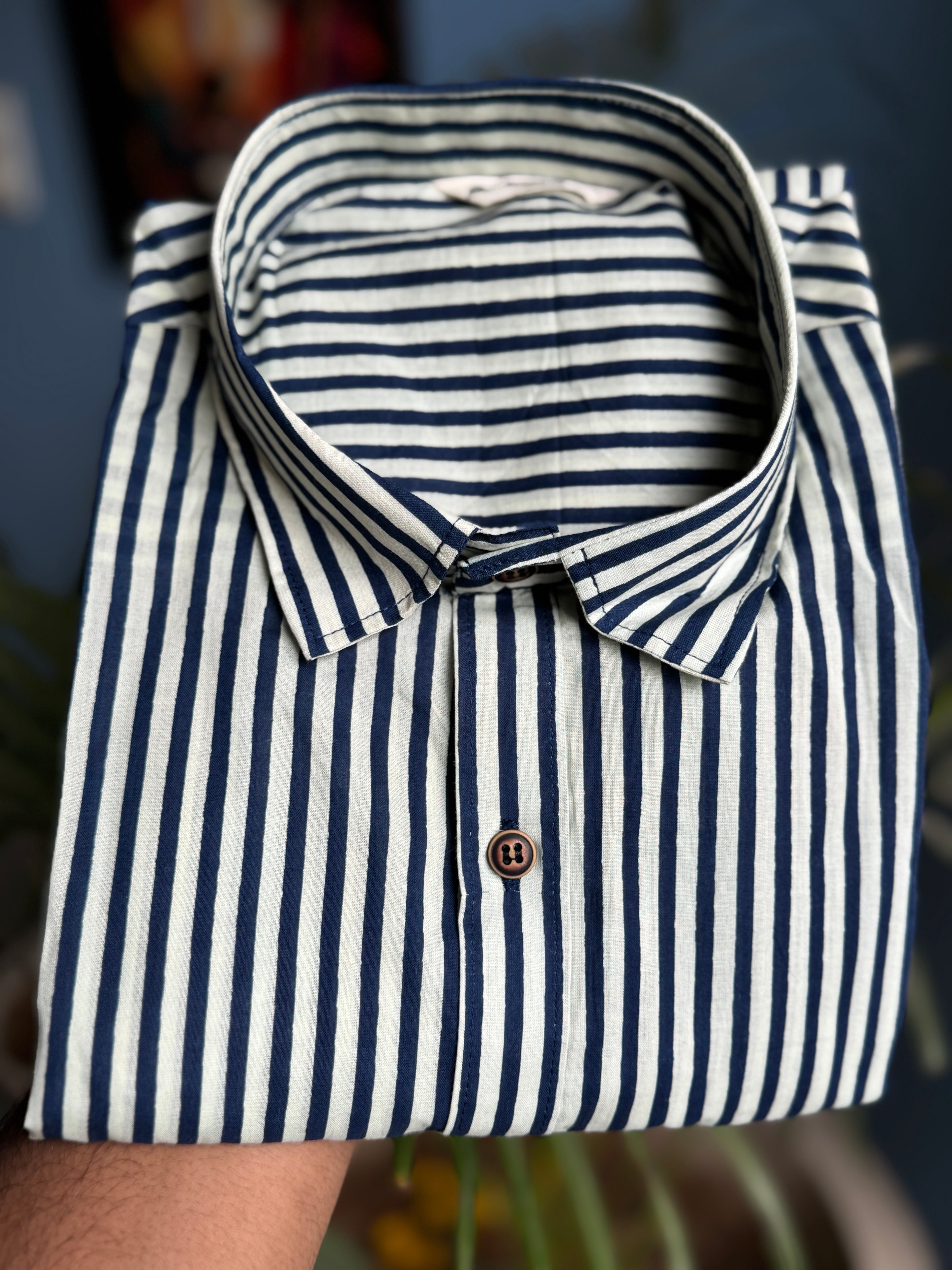Supreme Stripes (Blue) | Finest Pure Cotton Men's Shirts