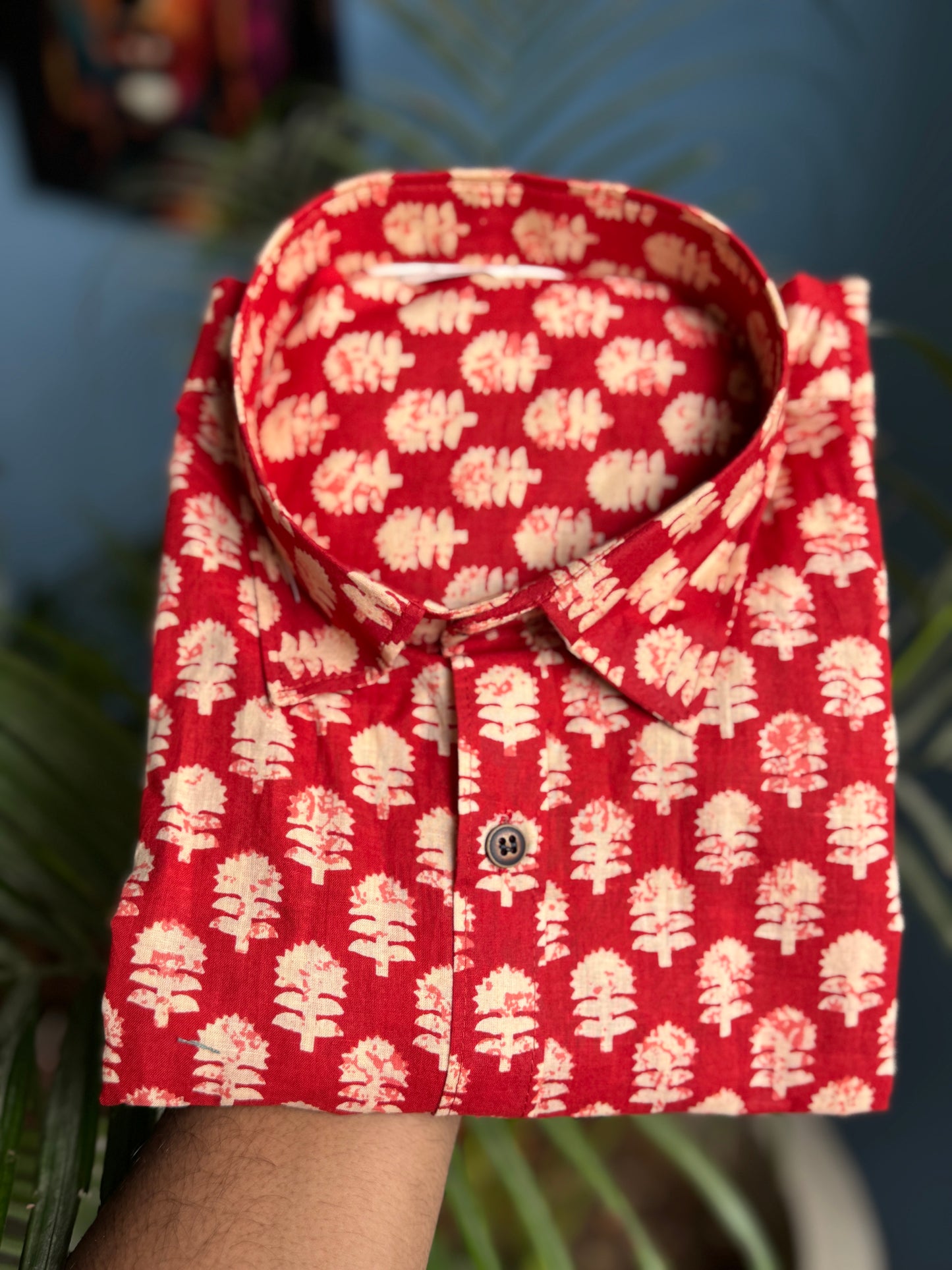 Jaipuri Buta | Finest Pure Cotton Men's Shirts (Full Sleeves)