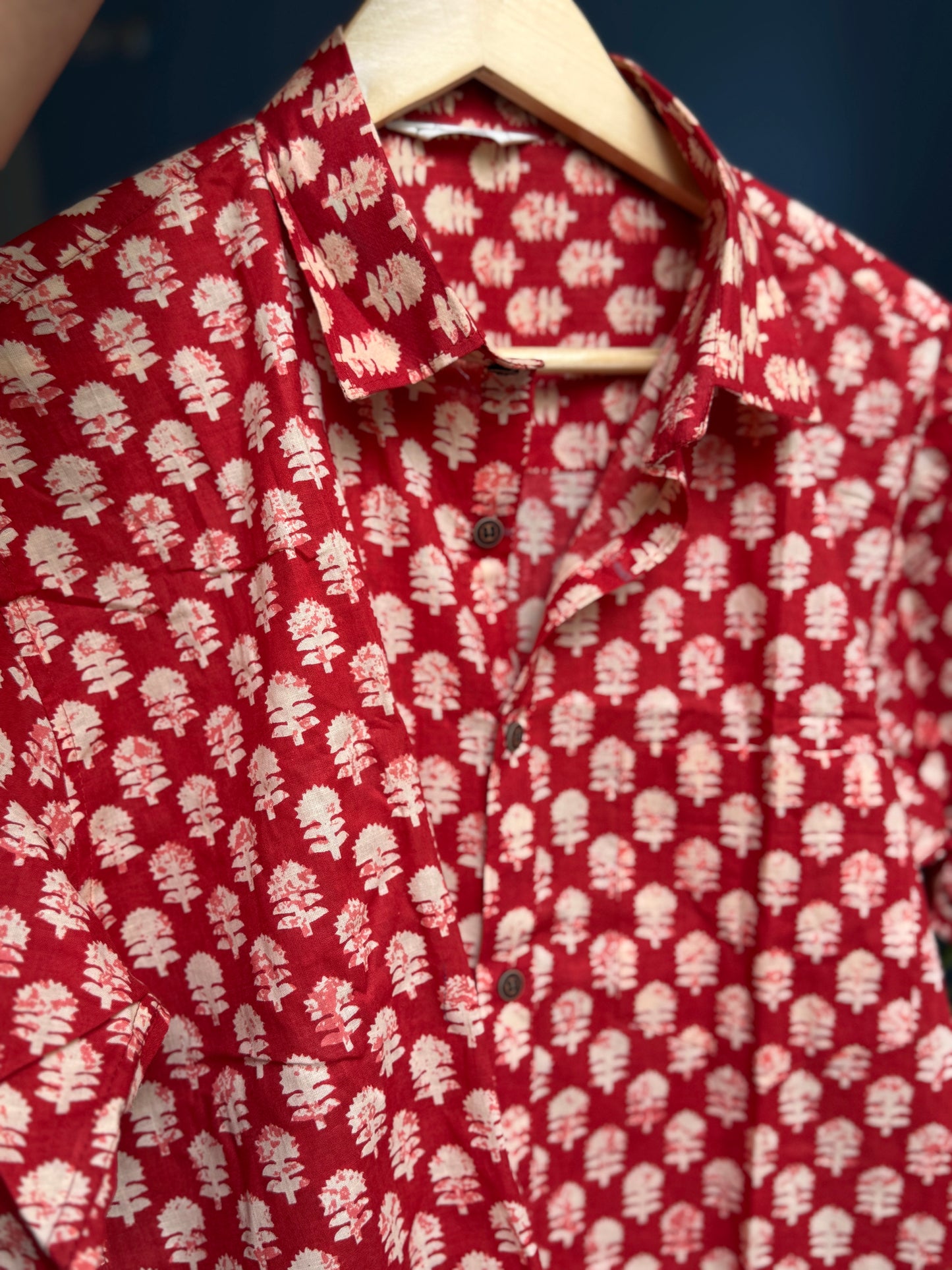 Jaipuri Buta | Finest Pure Cotton Men's Shirts (Full Sleeves)