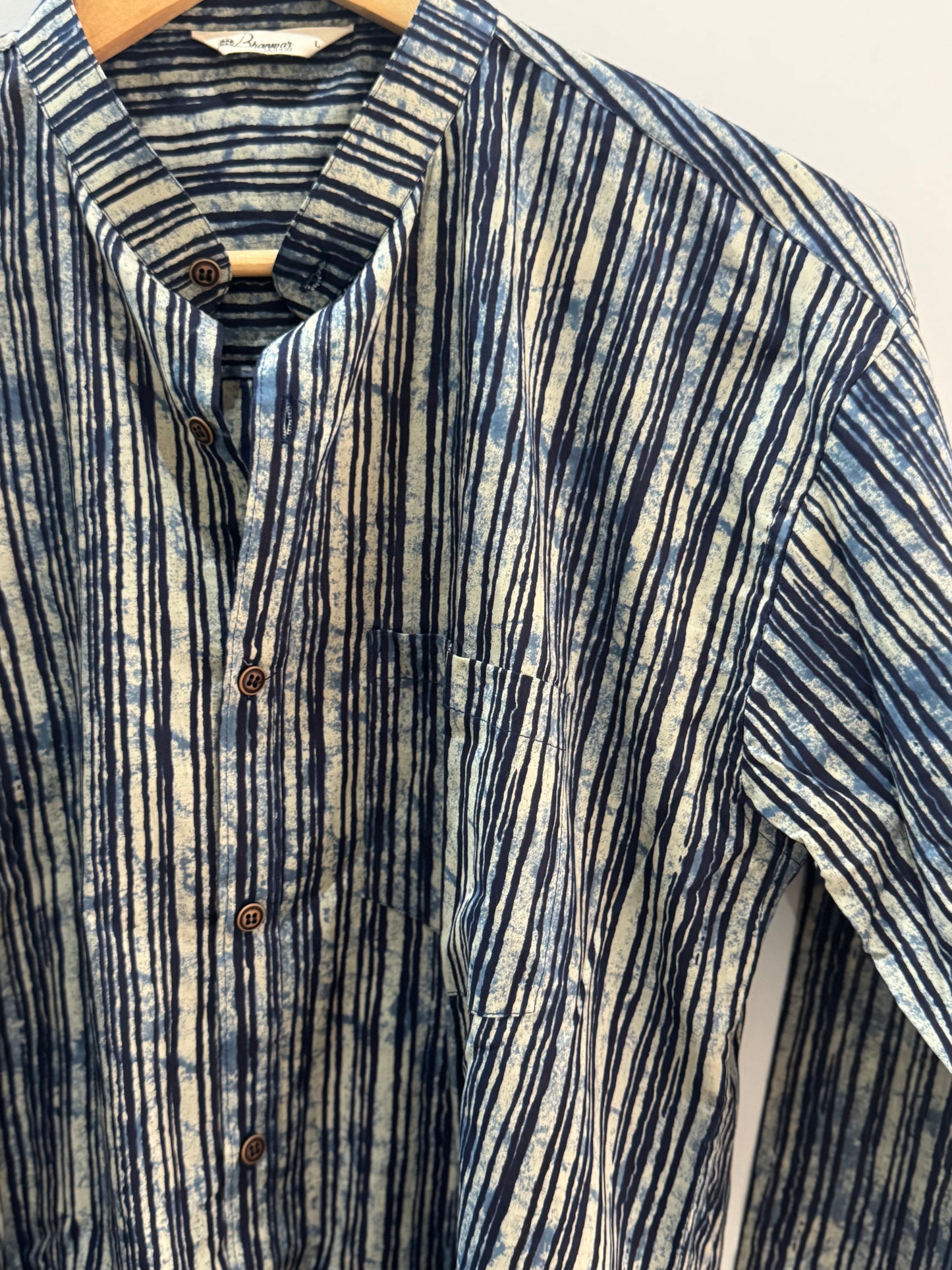 Abstract Fine| Mandarin | Finest Pure Cotton Men's Shirts