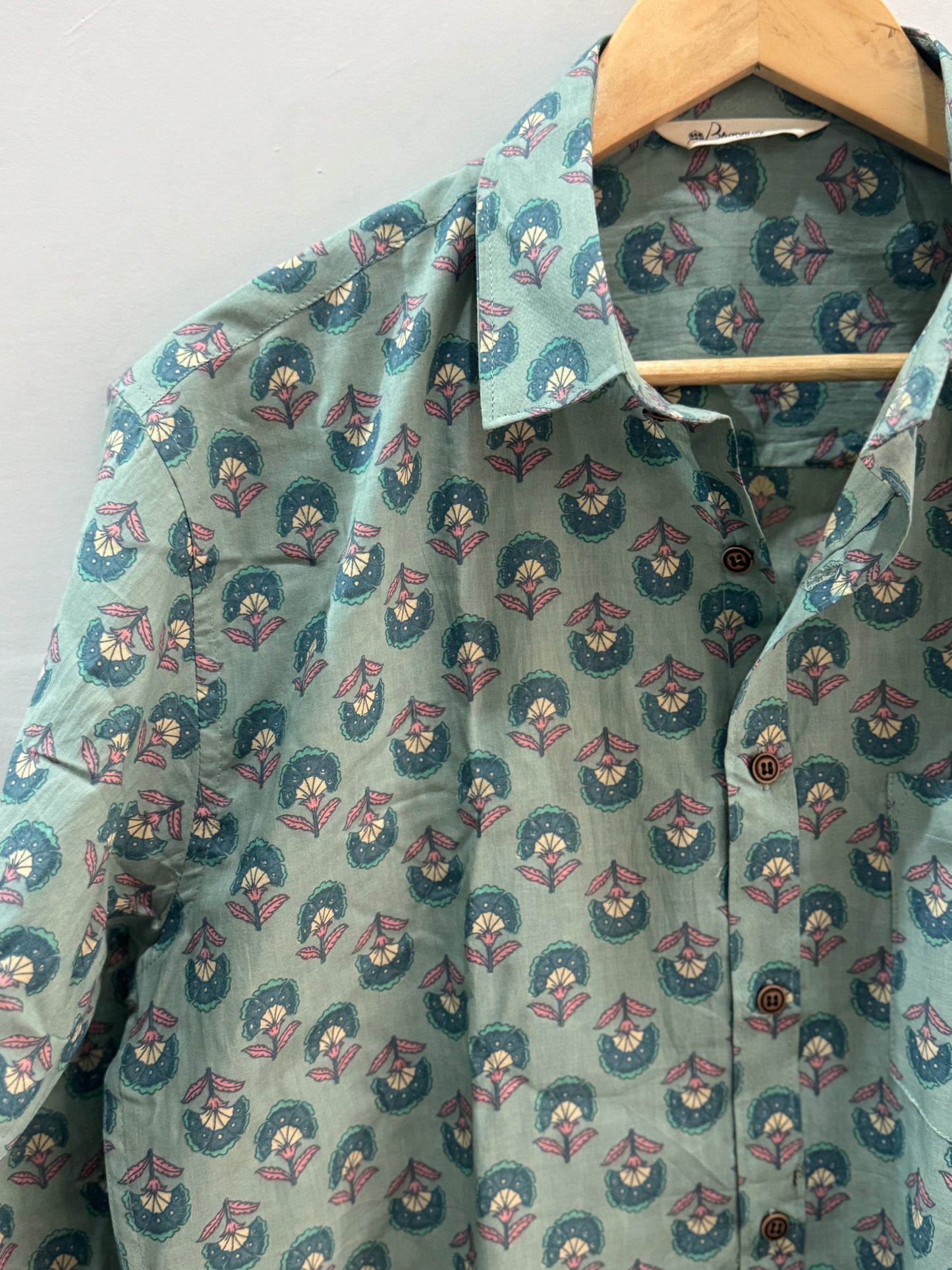 Turquoise Pompom | Finest Pure Cotton Men's Shirts