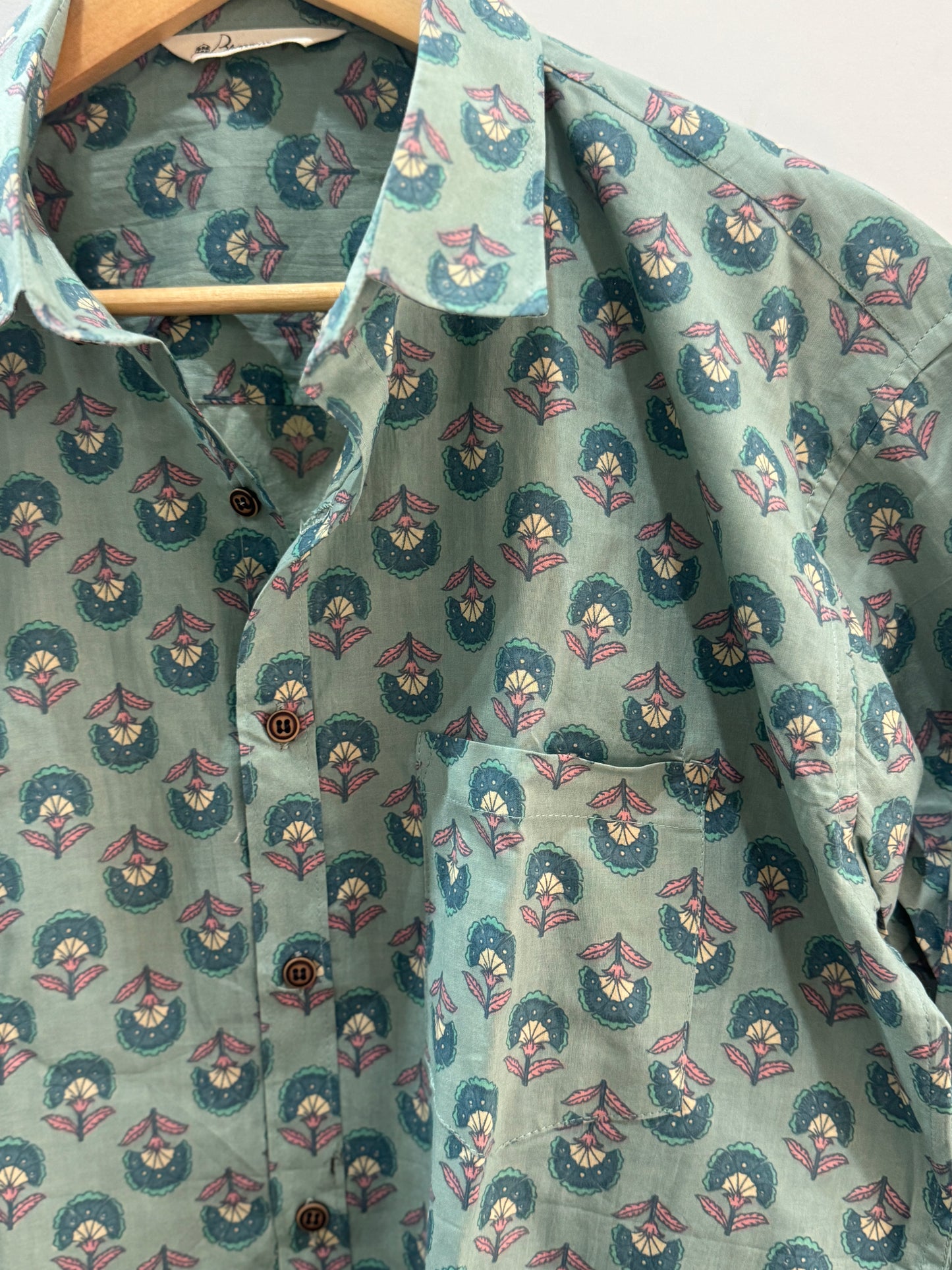 Turquoise Pompom | Finest Pure Cotton Men's Shirts
