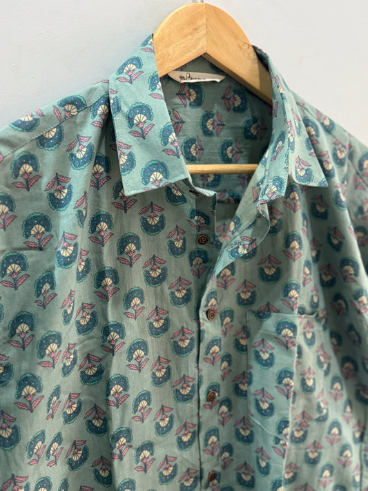 Turquoise Pompom | Finest Pure Cotton Men's Shirts