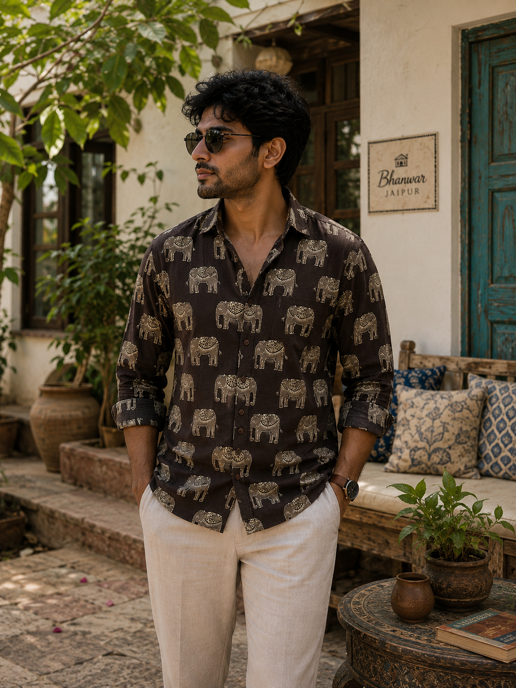 Noir Gaj Shirt | Premium Men's Cotton Shirts