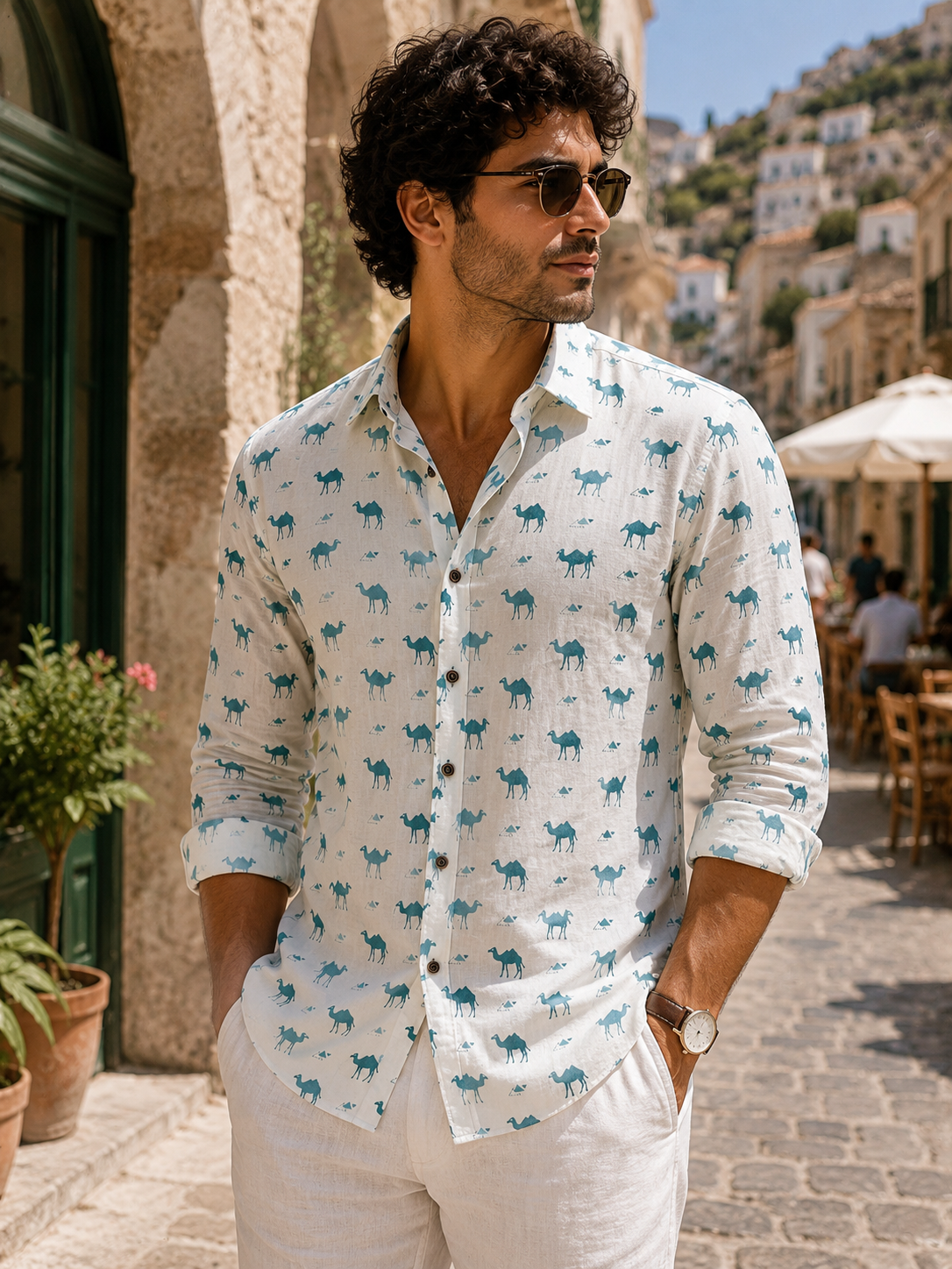 Camel Coast Shirt | Premium Men's Cotton Shirts
