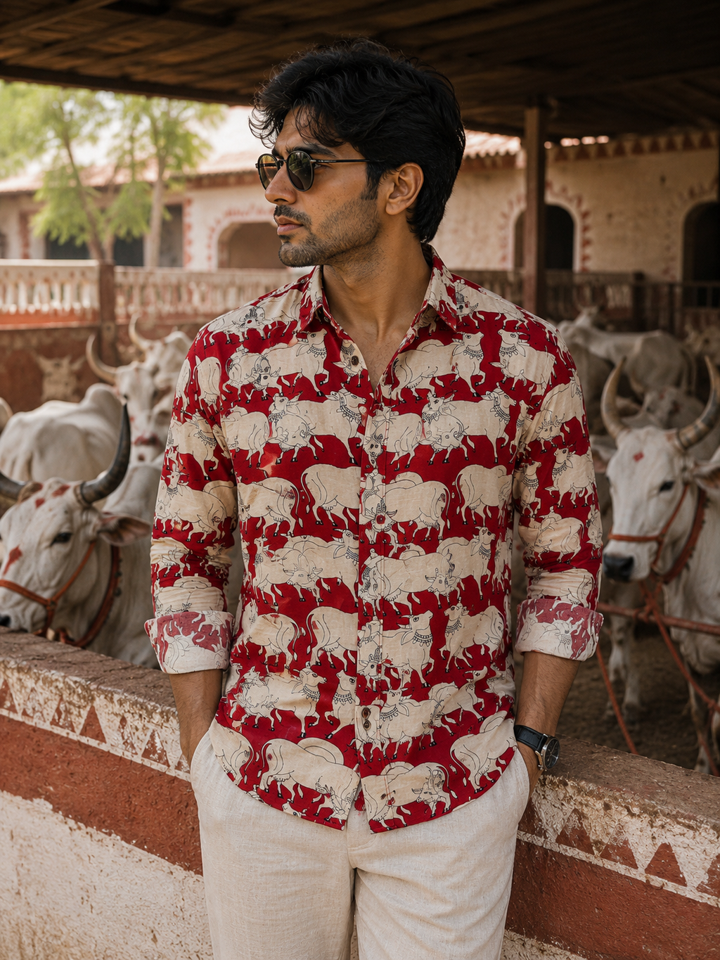 Rustic Nandi Shirt | Premium Men's Cotton Shirts