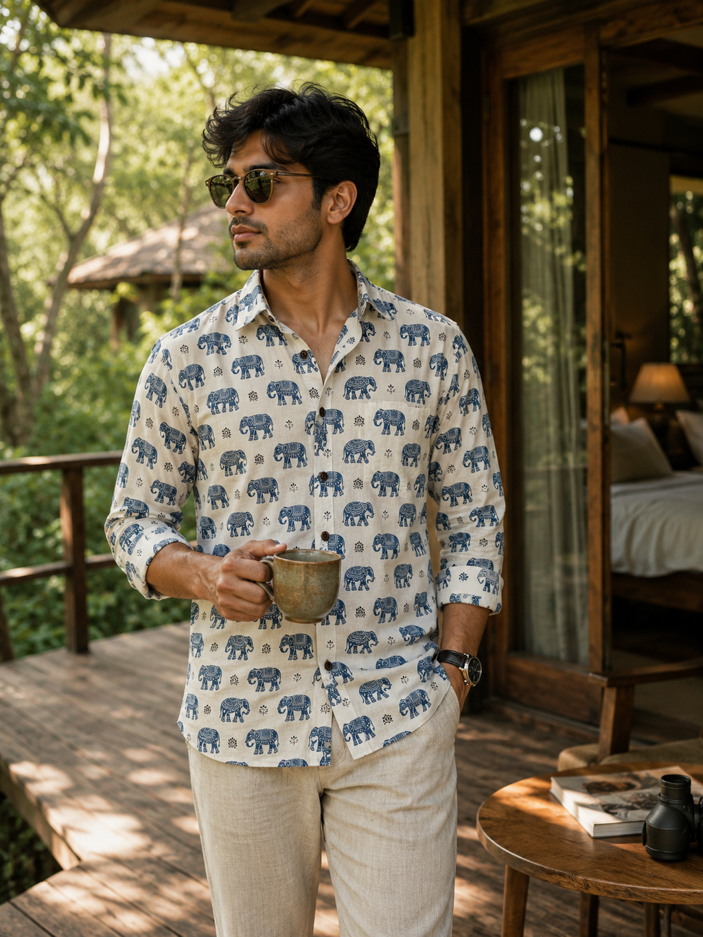 Gajraj Indigo | Premium Men's Cotton Shirts