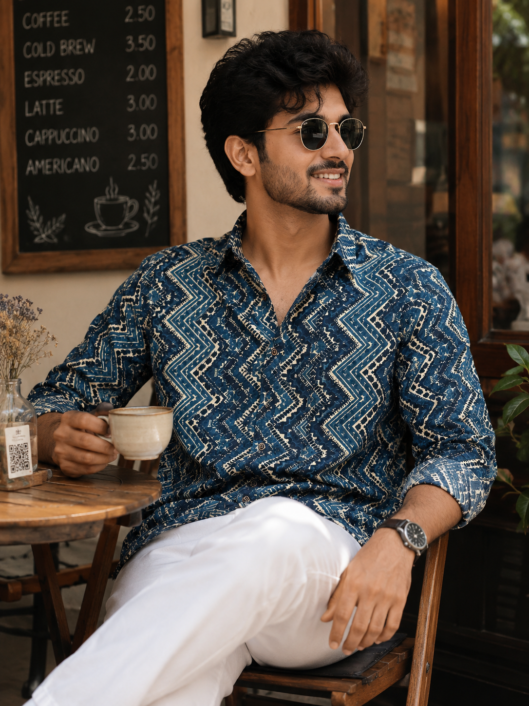 Indigo Odyssey Shirt | Premium Men's Cotton Shirts