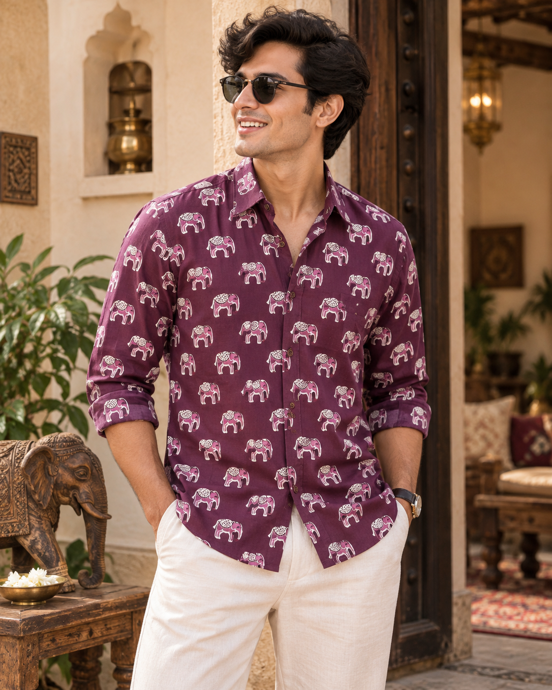 Purple Mamba | Pure Cotton Printed Shirts
