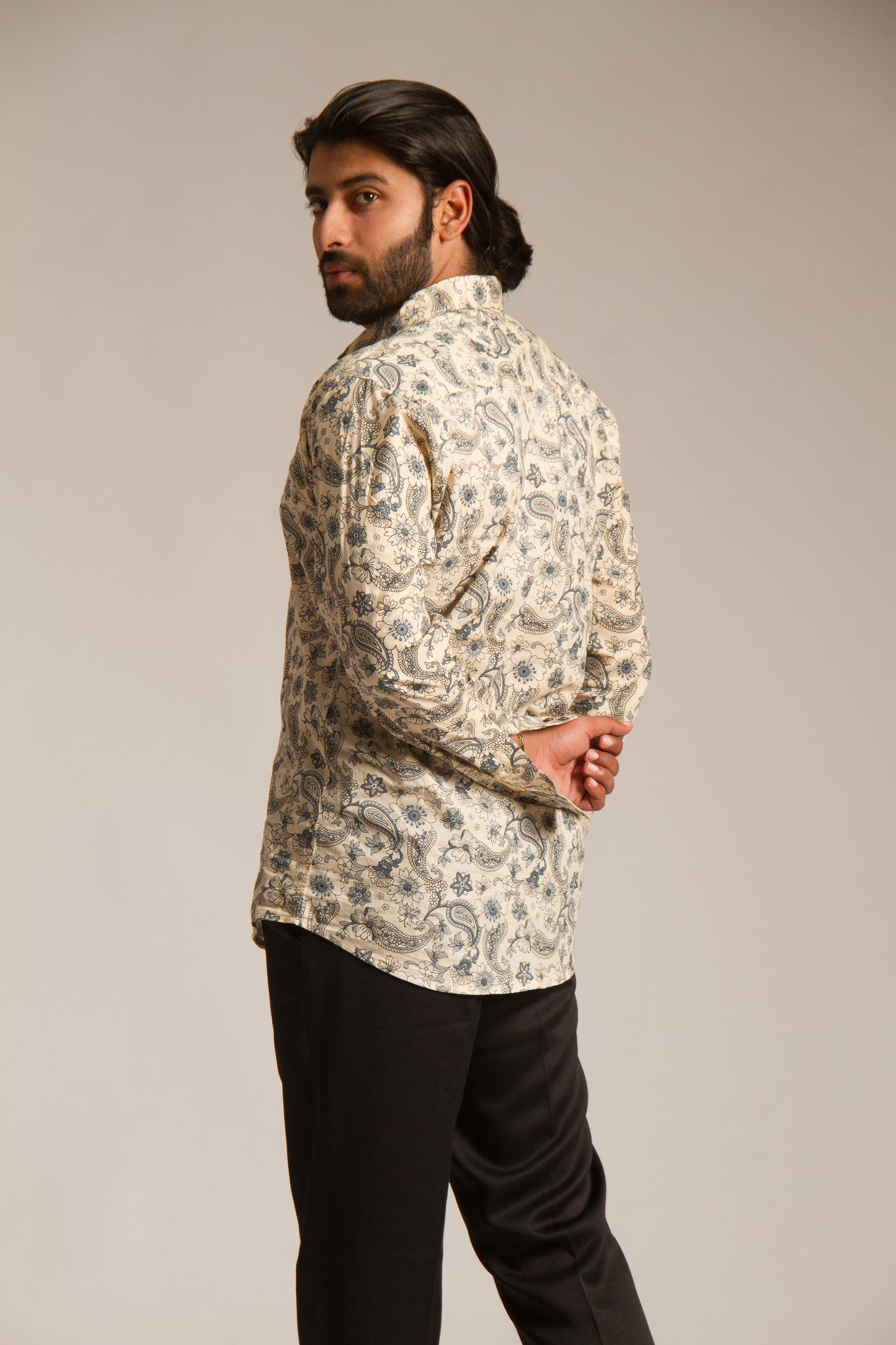 Geomateric | Mens Cotton Printed Shirt