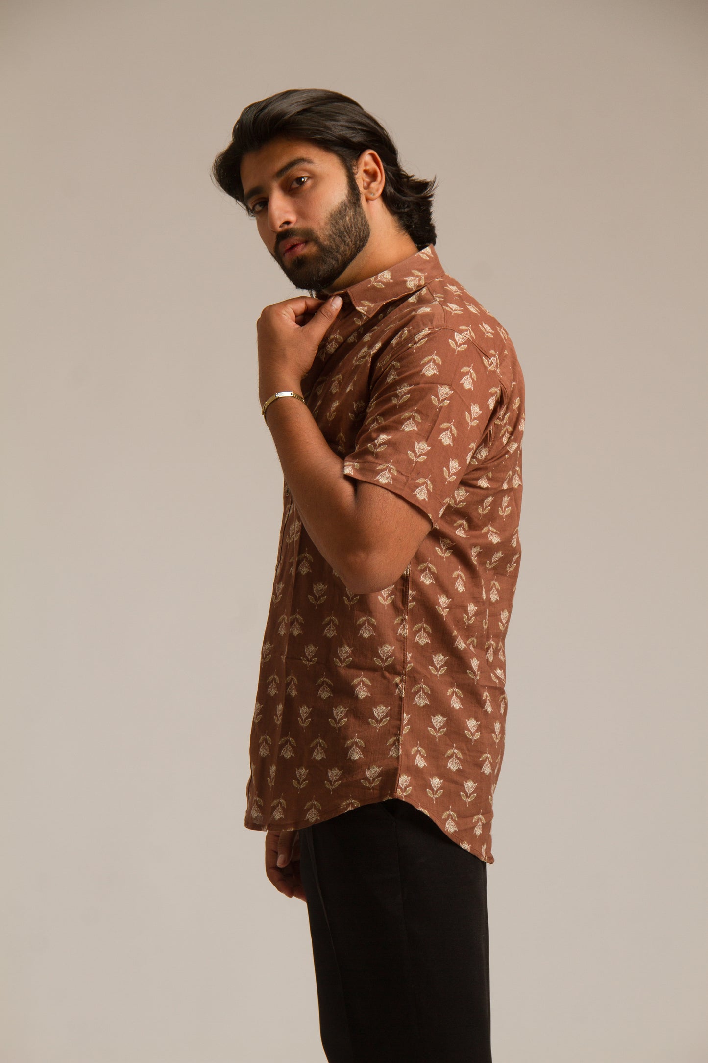 Jaipuri buti | Sanganeri shirt