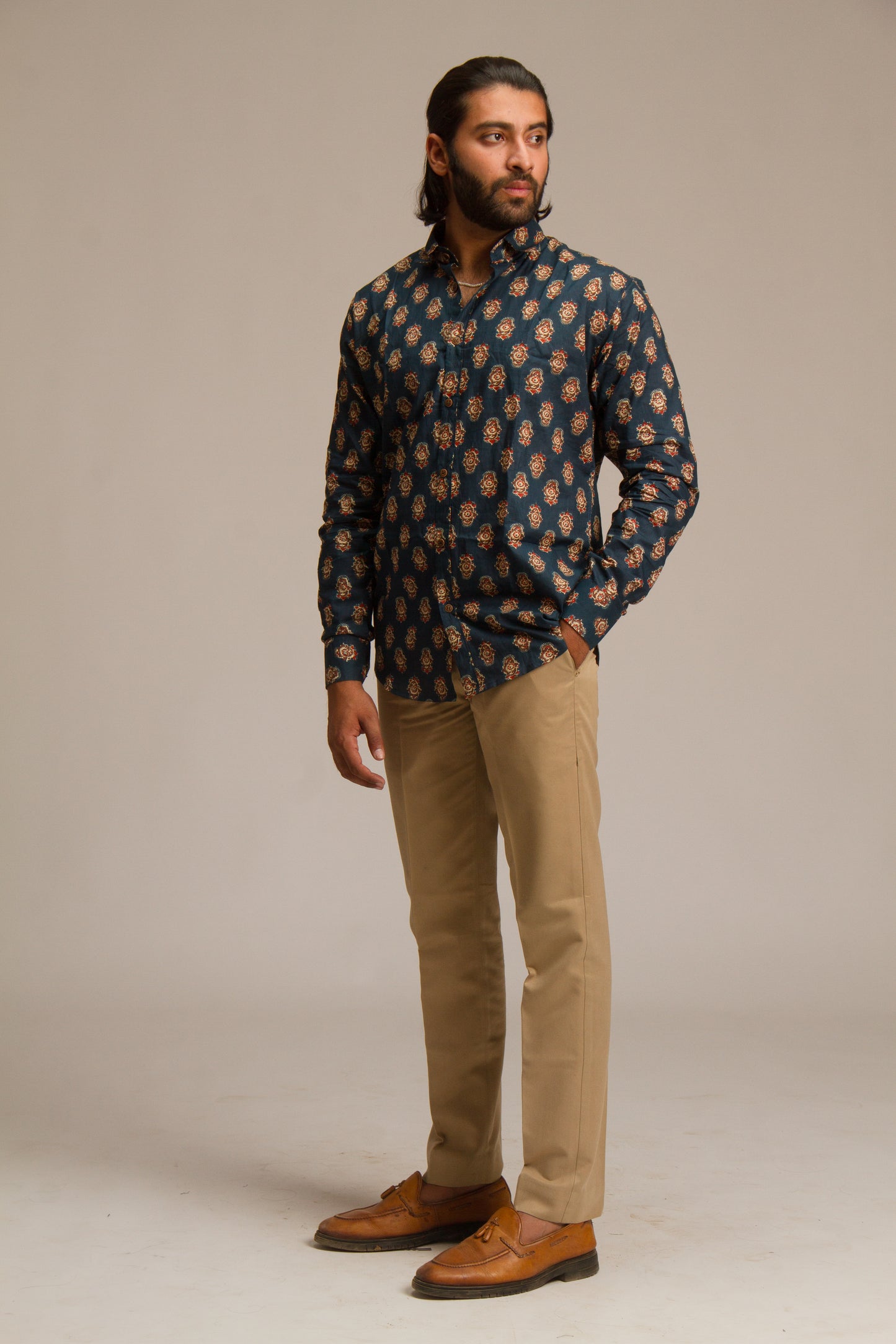 Bagru Shirt | Mens Cotton Printed Shirts