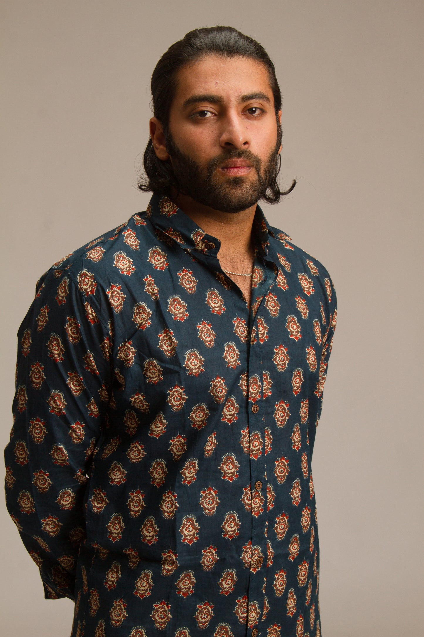 Bagru Shirt | Mens Cotton Printed Shirts