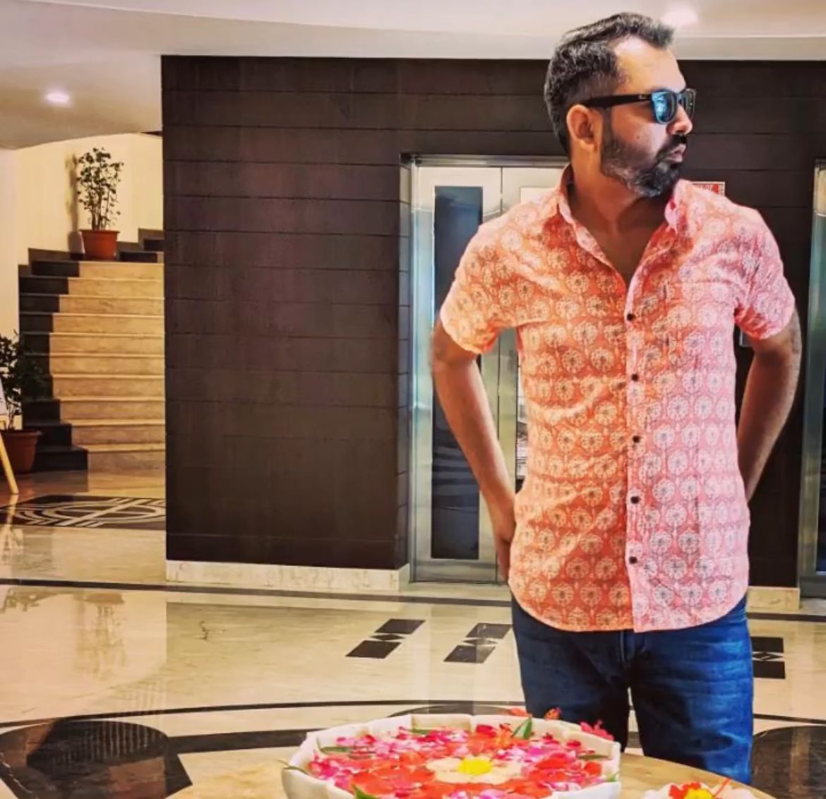 Light Pink Sanganeri | Cotton Shirts for Men