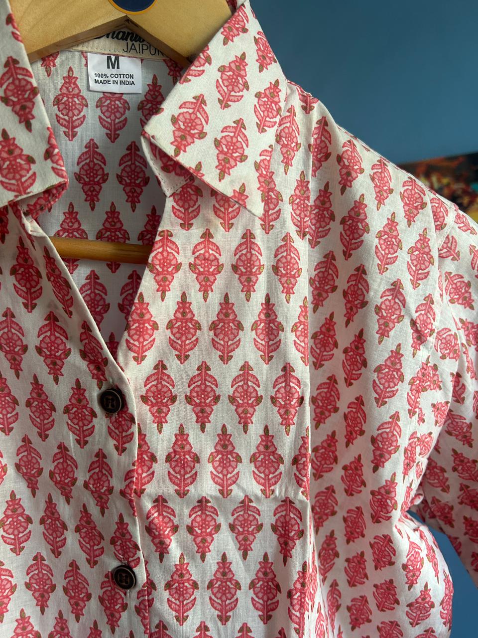 Small Buti | 3/4 Sleeves Women's Cotton Shirt