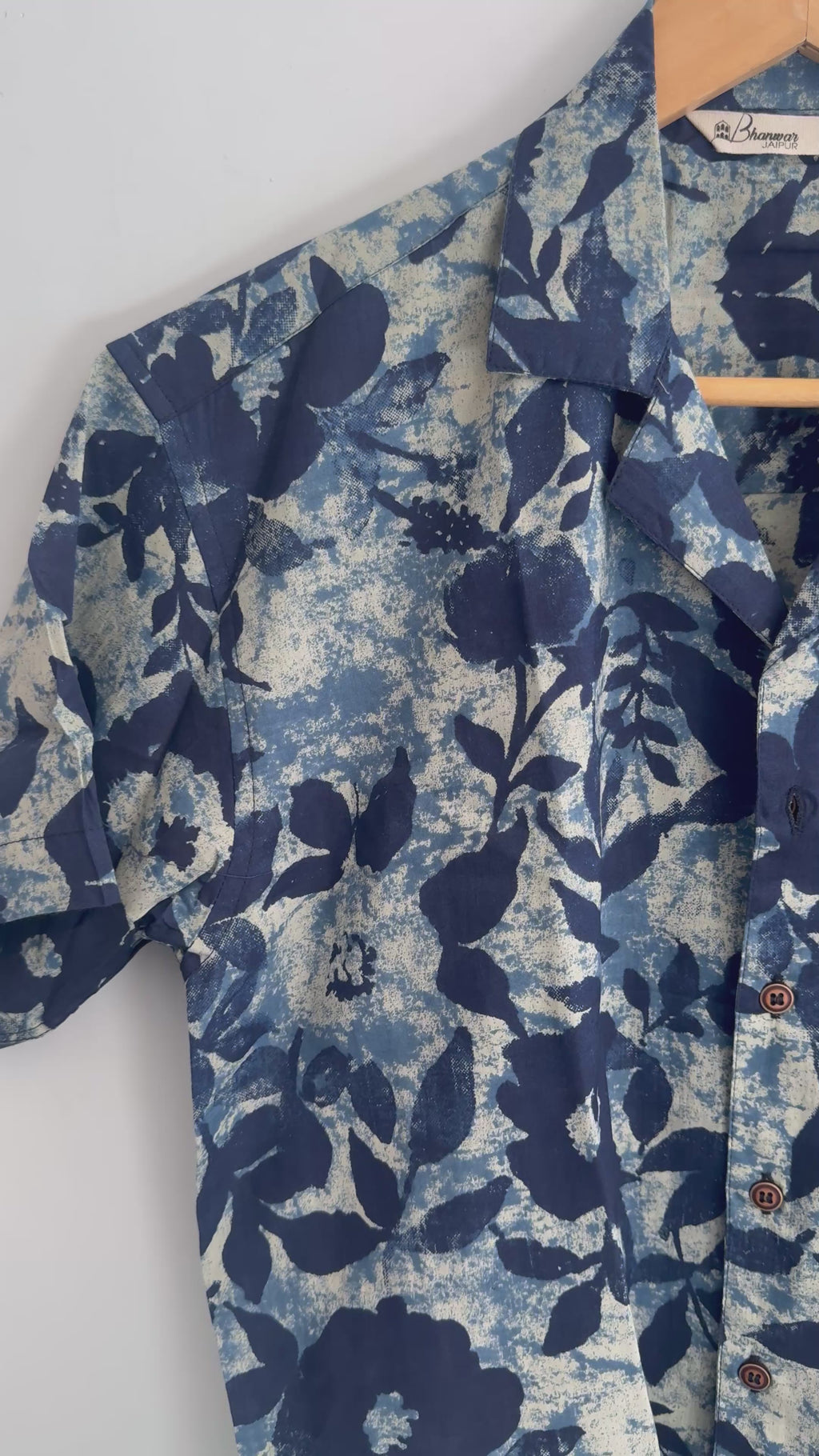 Lilac | Handblock Cotton Printed Shirt